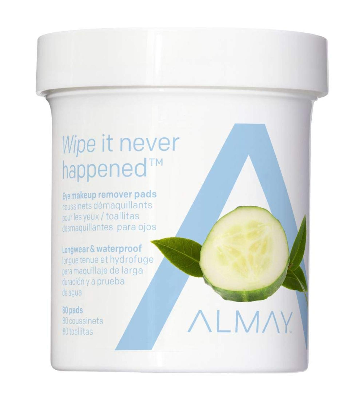 Almay Longwear & Waterproof Eye Makeup Remover Pads - Gentle & Effective - Buy Online on GoSupps.com