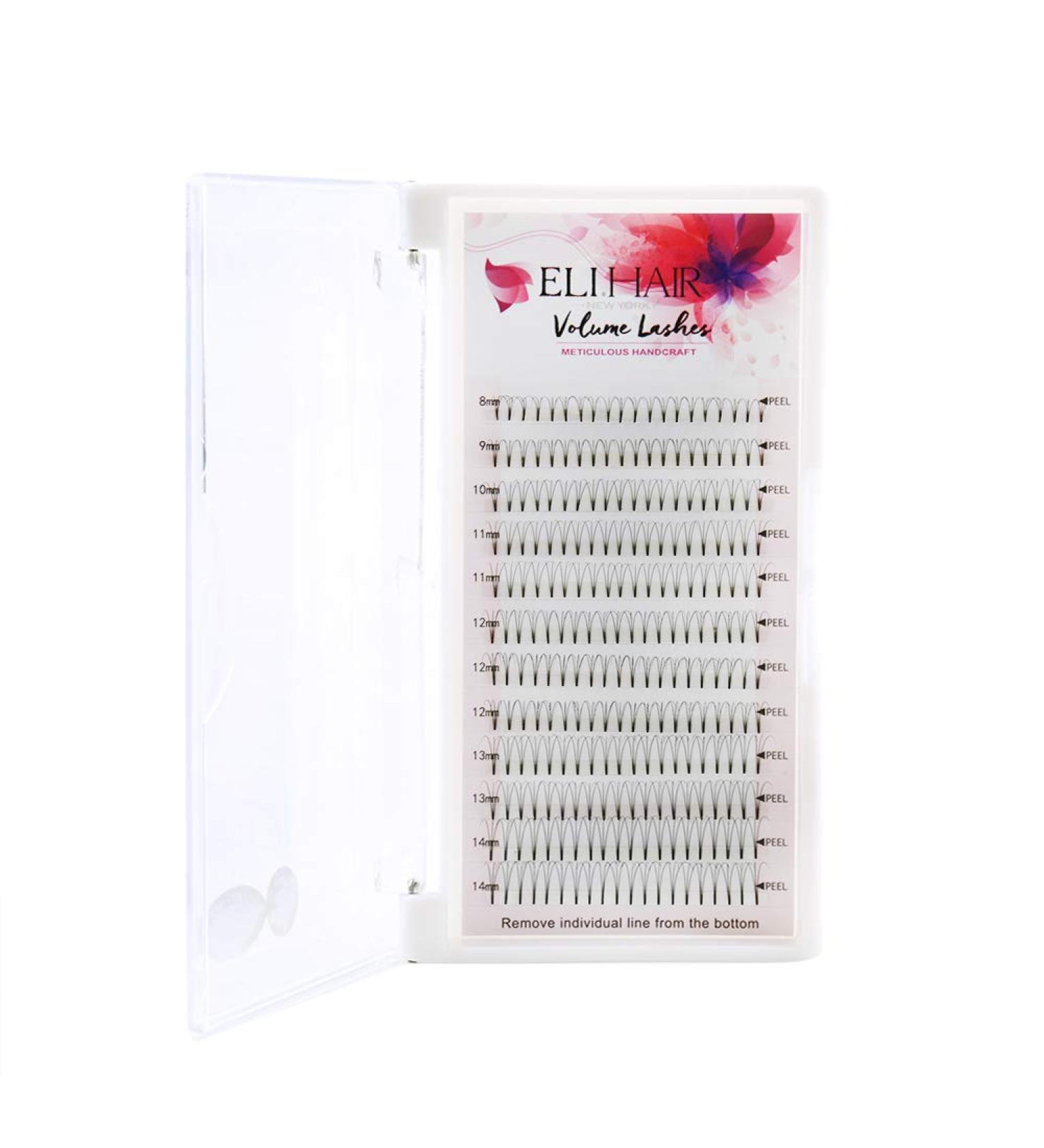 4D Premade Volume Eyelash Extensions - Mix Length 8-14mm Russian Cluster Individual Eyelashes C Curl | Shop Internationally - Buy Online on GoSupps.com