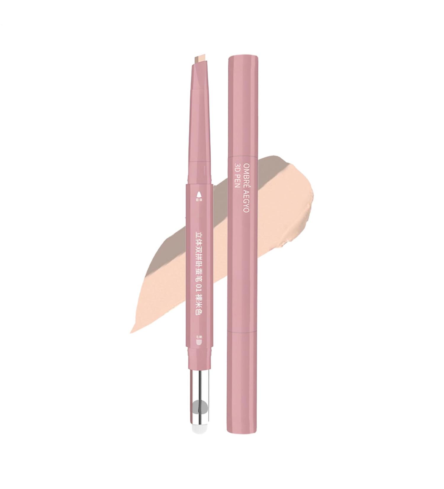  Dtaigou Under-Eye Radiance Pen - Dual-Ended Eye Illuminator Pen | 2.5g Long-Lasting Face Makeup Natural Radiance - Cosmetics for Wives Mothers Beginners and Professionals - Buy Online on GoSupps.com