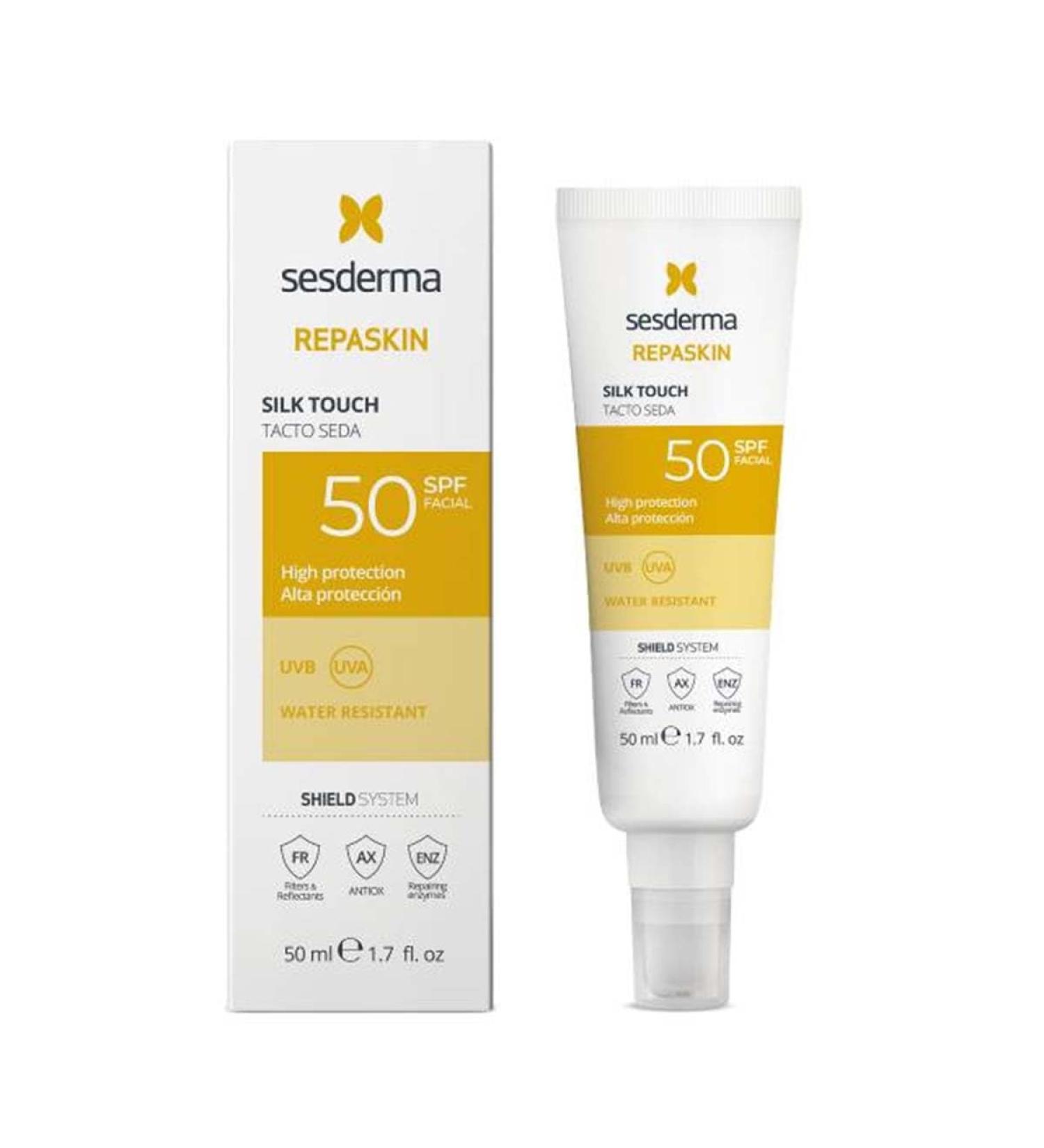 Fotoprotector Spf 50 Facial Tacto Seda 50 ml