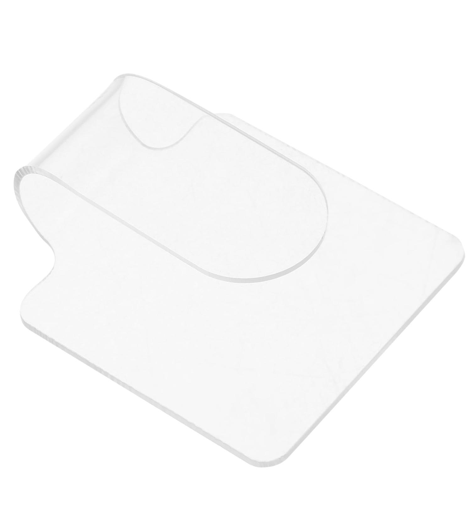 Healvian Palette de Maquillage Acrylique Transparente pour Manucure Palette M lange Compacte et Ergonomique pour Fond de Teint L vres et Vernis Ongles - Buy Online on GoSupps.com