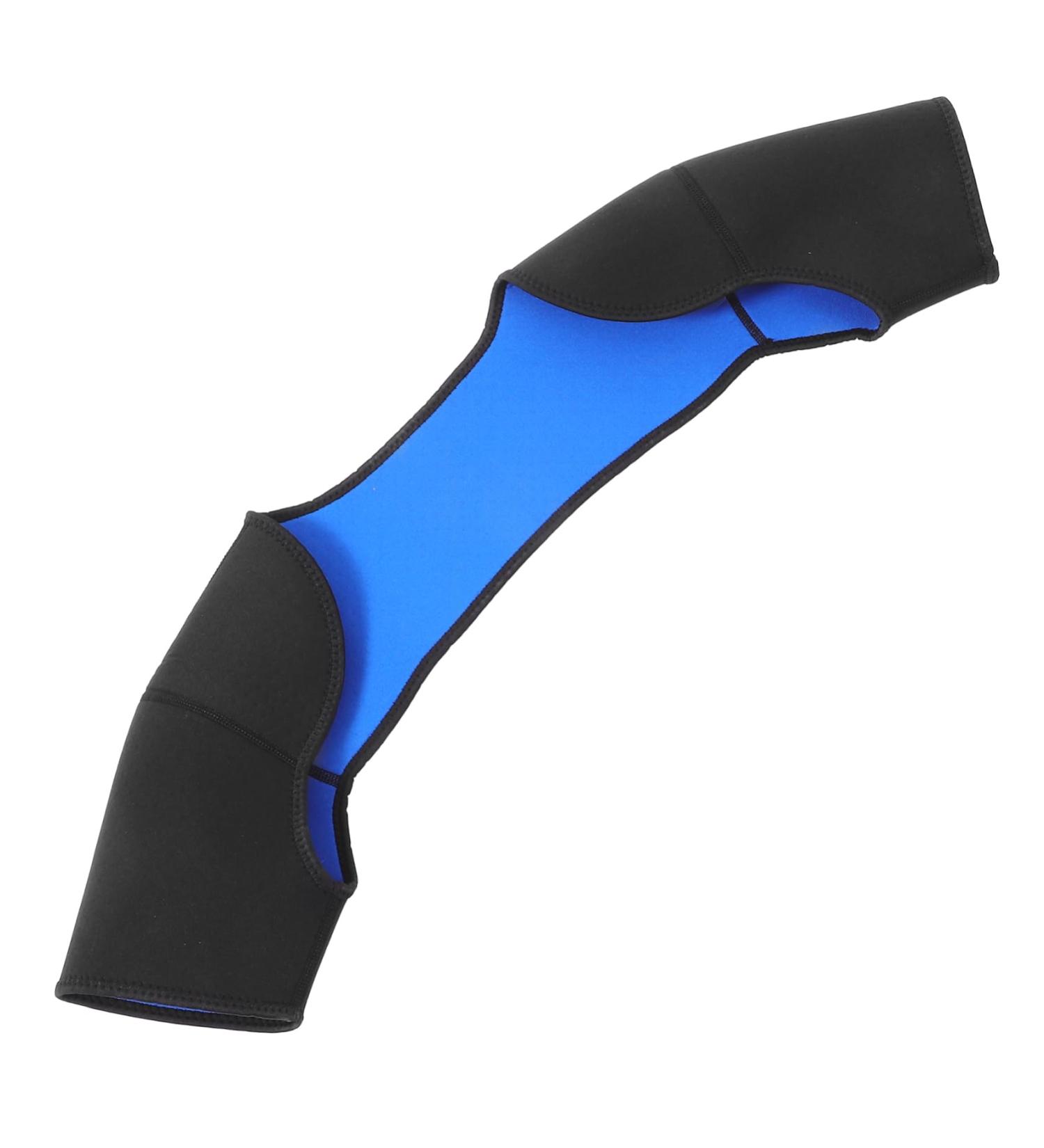Veemoon Double Shoulder Support Brace - Sports Protector for Pain Relief & Dislocation - Adjustable Shoulder Strap - Size L - Buy Online on GoSupps.com
