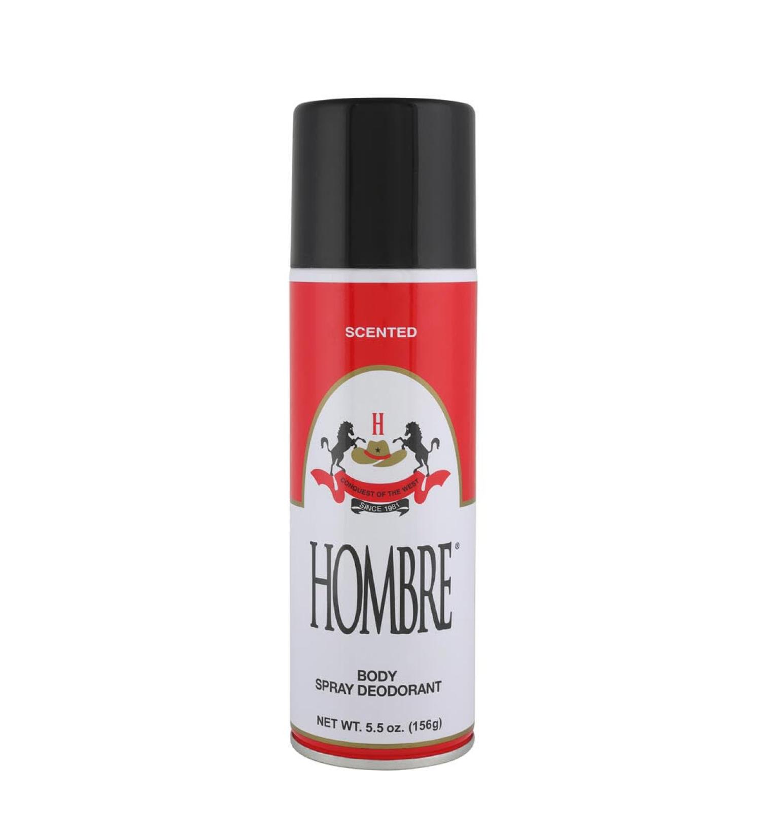 Hombre Red Deodorant Body Spray Classic for Men 5.5oz-156g 5.5 Ounce (Pack of 1) - Buy Online on GoSupps.com