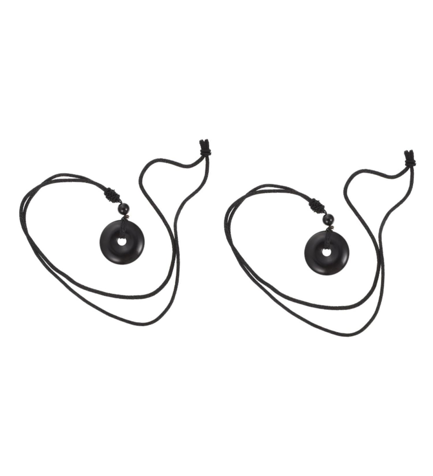 Fomiyes Men's Harmony Necklace with Safety Buckle - Crystal & Amethyst Festival Accessory - 2 Piece HALL Chains - Buy Online on GoSupps.com