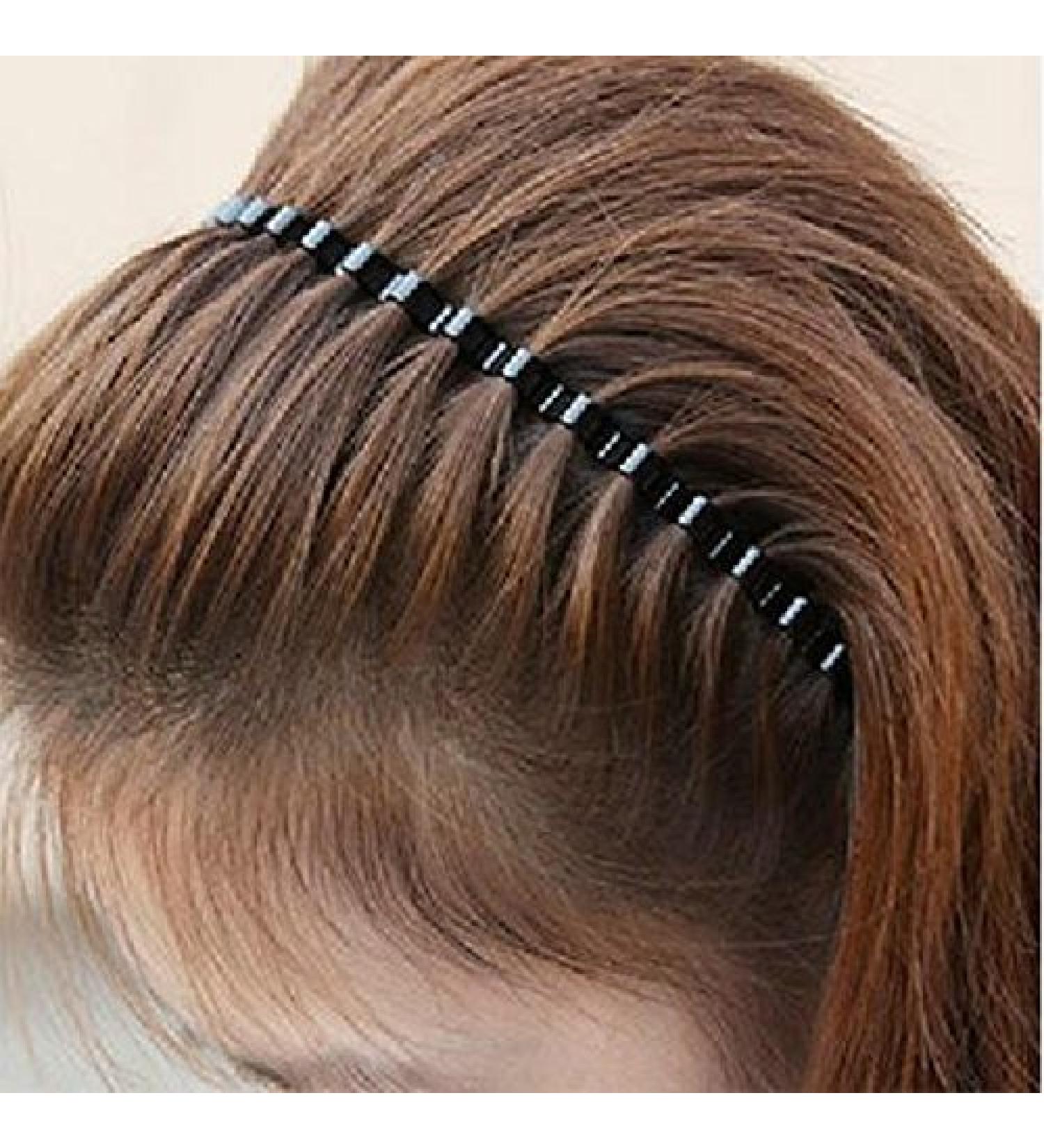 CareforYou Unisex Metall-Haarreif Schwarzer elastischer gemwellter Haarband f r internationalen Versand - Buy Online on GoSupps.com