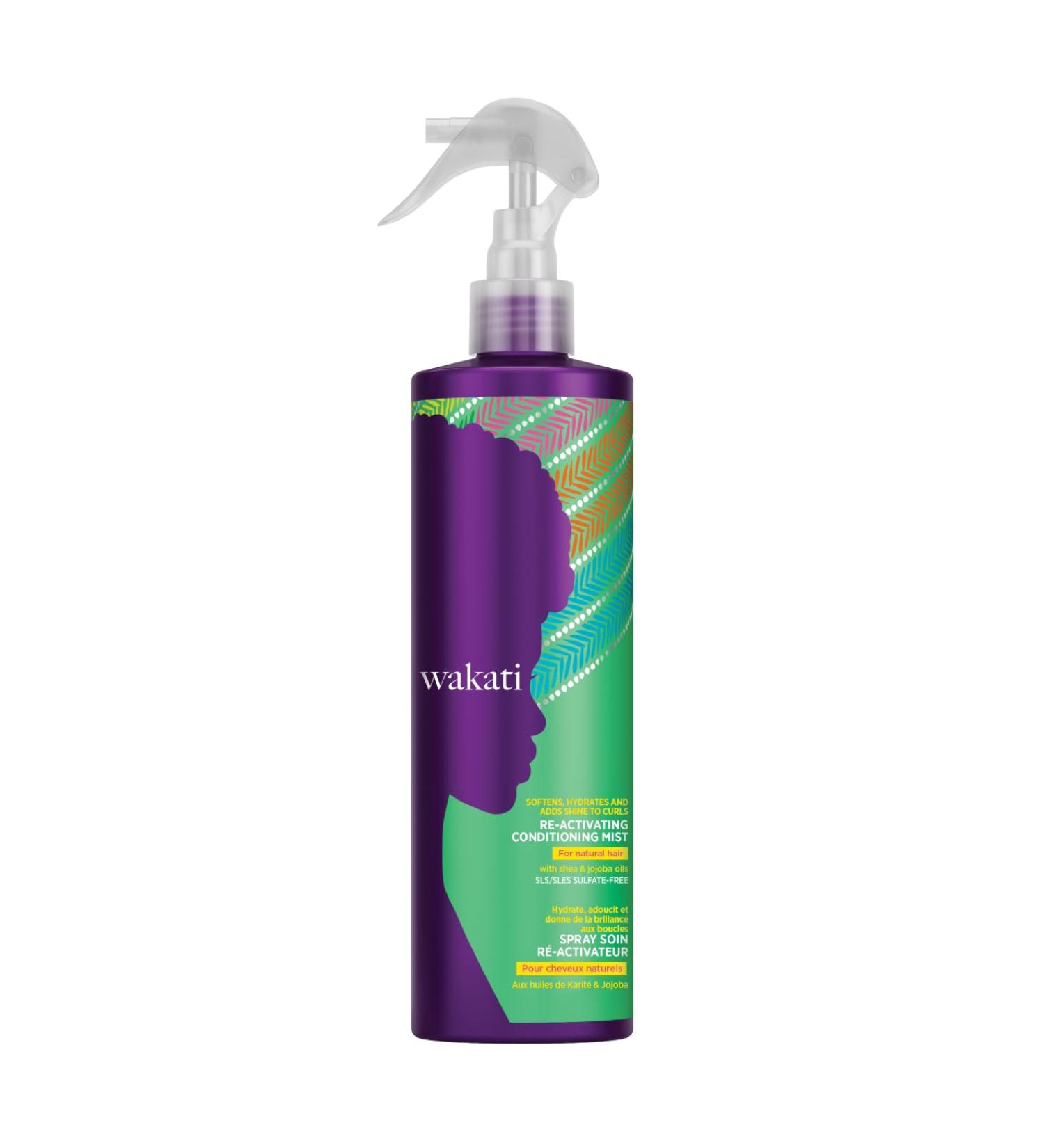 Wakati Re-Activating Moisturizing Detangling Mist for Natural Afro Hair | 195 ml - Best Conditioner for Curly Hair - Buy Online on GoSupps.com