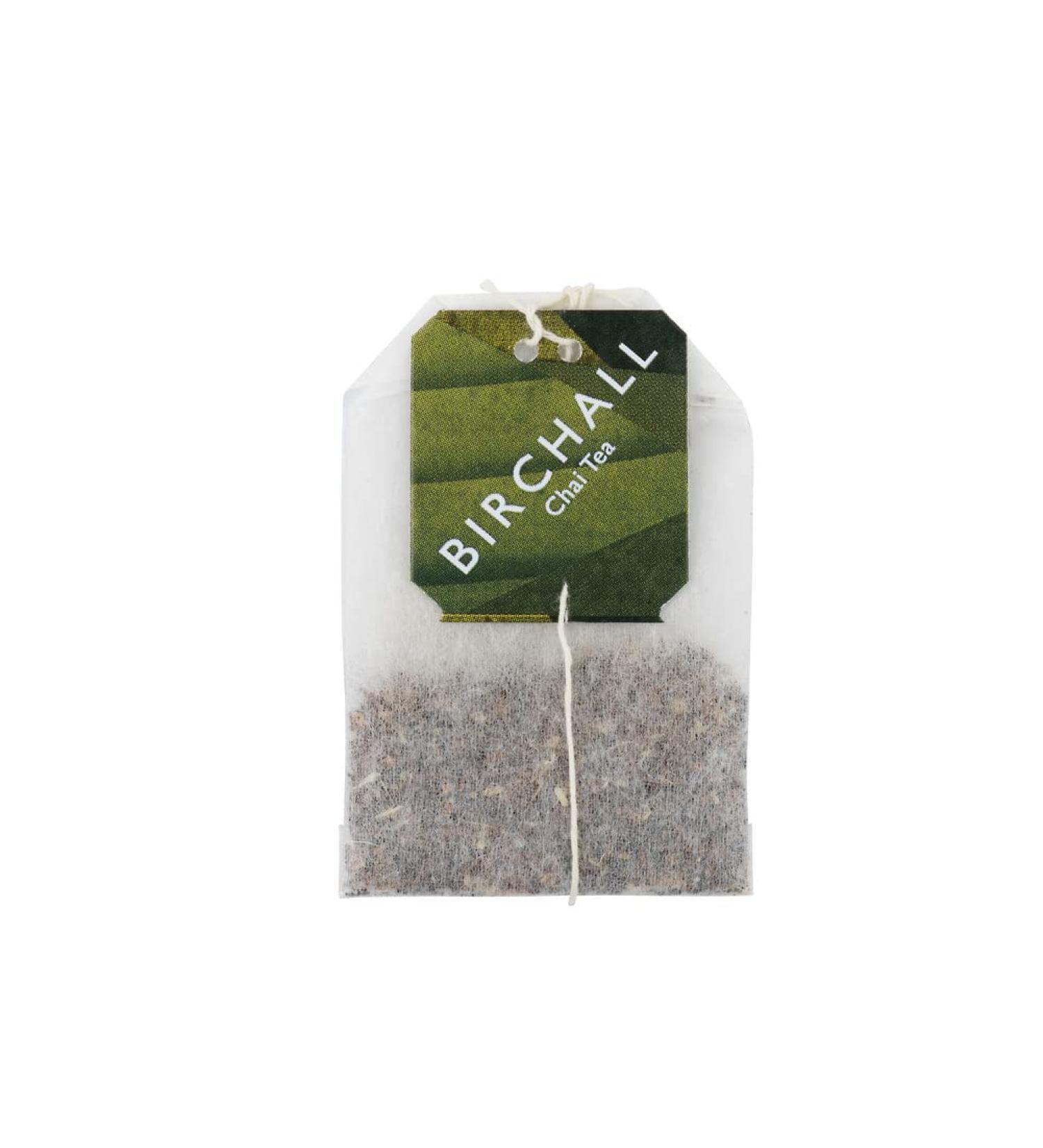 Birchall Tea Bags Virunga Chai Discover the Bold and Exotic Taste of Virunga Chai Tea 6 Boxes of 25 Enveloped Plant-Based Tea Bags - Buy Online on GoSupps.com