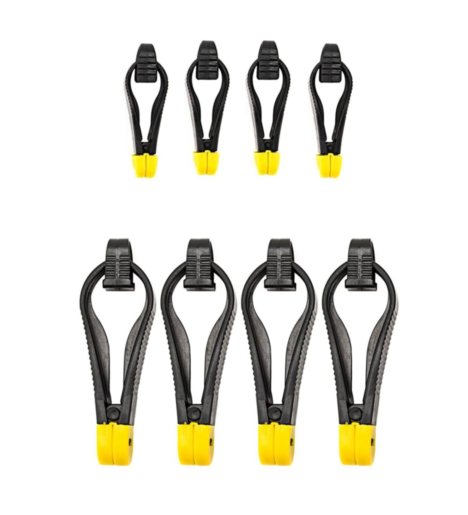 Downrigger Release Clips - 8 Piece Set for Trolling & Sea Fishing | Small & Large Fishing Weight Trigger Clips - Buy Online on GoSupps.com