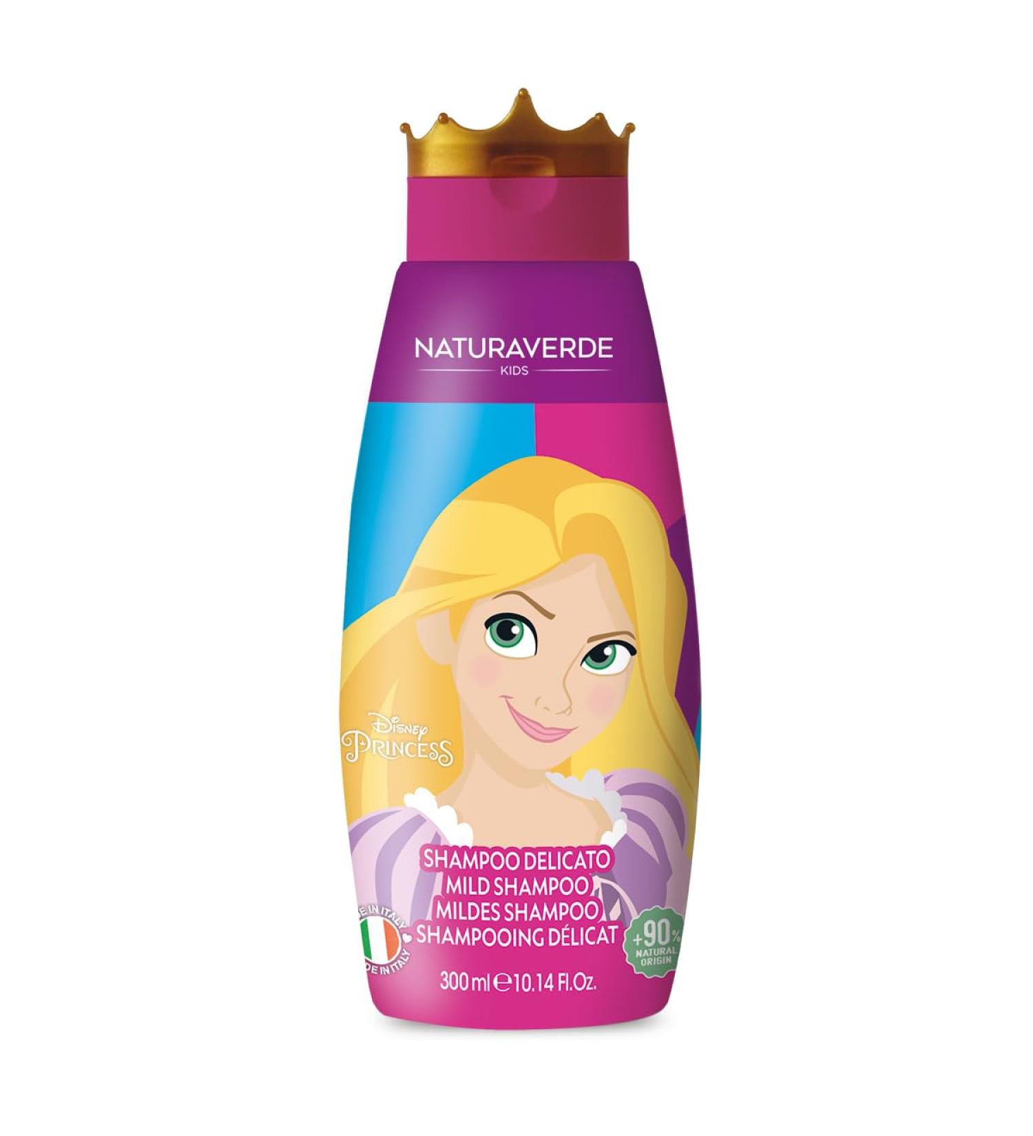  Naturaverde Naturaverde | Kids - Disney Princess - Rapunzel Children's Shampoo Hair Soap Children's Hygiene Products with Organic Honey Extract 300 ml - Buy Online on GoSupps.com