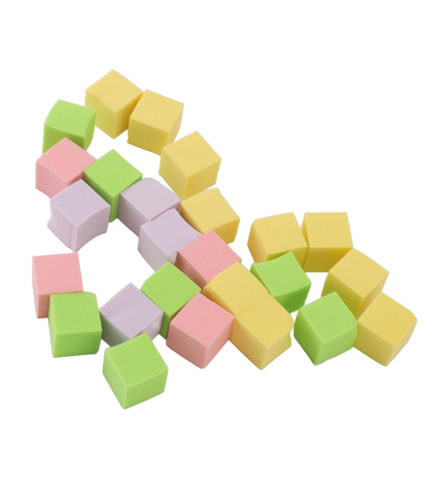 100pcs Makeup Sponge Set - Soft Nail Gradient Beauty Blender for Liquid Cream & Halloween Makeup - Buy Online on GoSupps.com