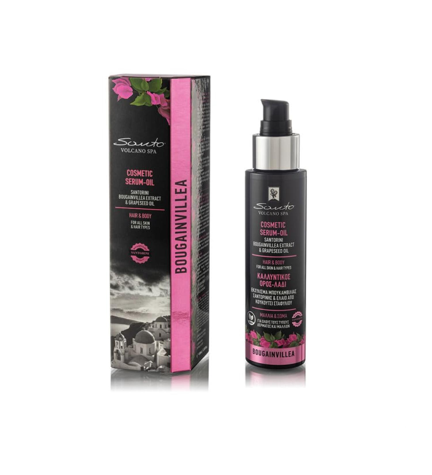 Santo Volcano Cosmetic Serum - Hair and Body Oil 100 ml - Buy Online on GoSupps.com