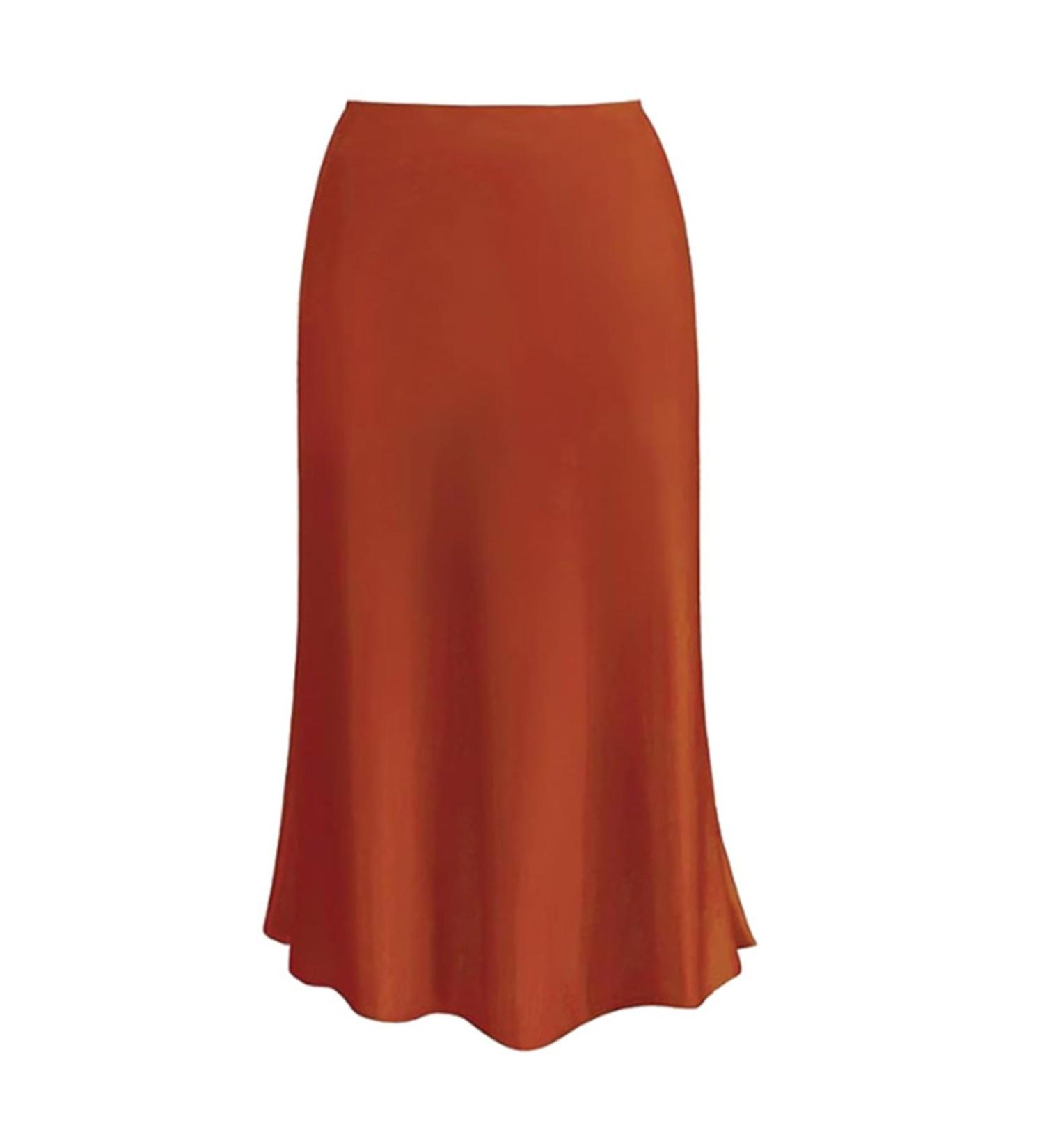 Buy Women's Maxirock - Elegant A-Line Winter Skirt Casual Elastic Waist Mini Beach Skirt in Watermelon Red - Perfect for Dance & Everyday Wear - Buy Online on GoSupps.com