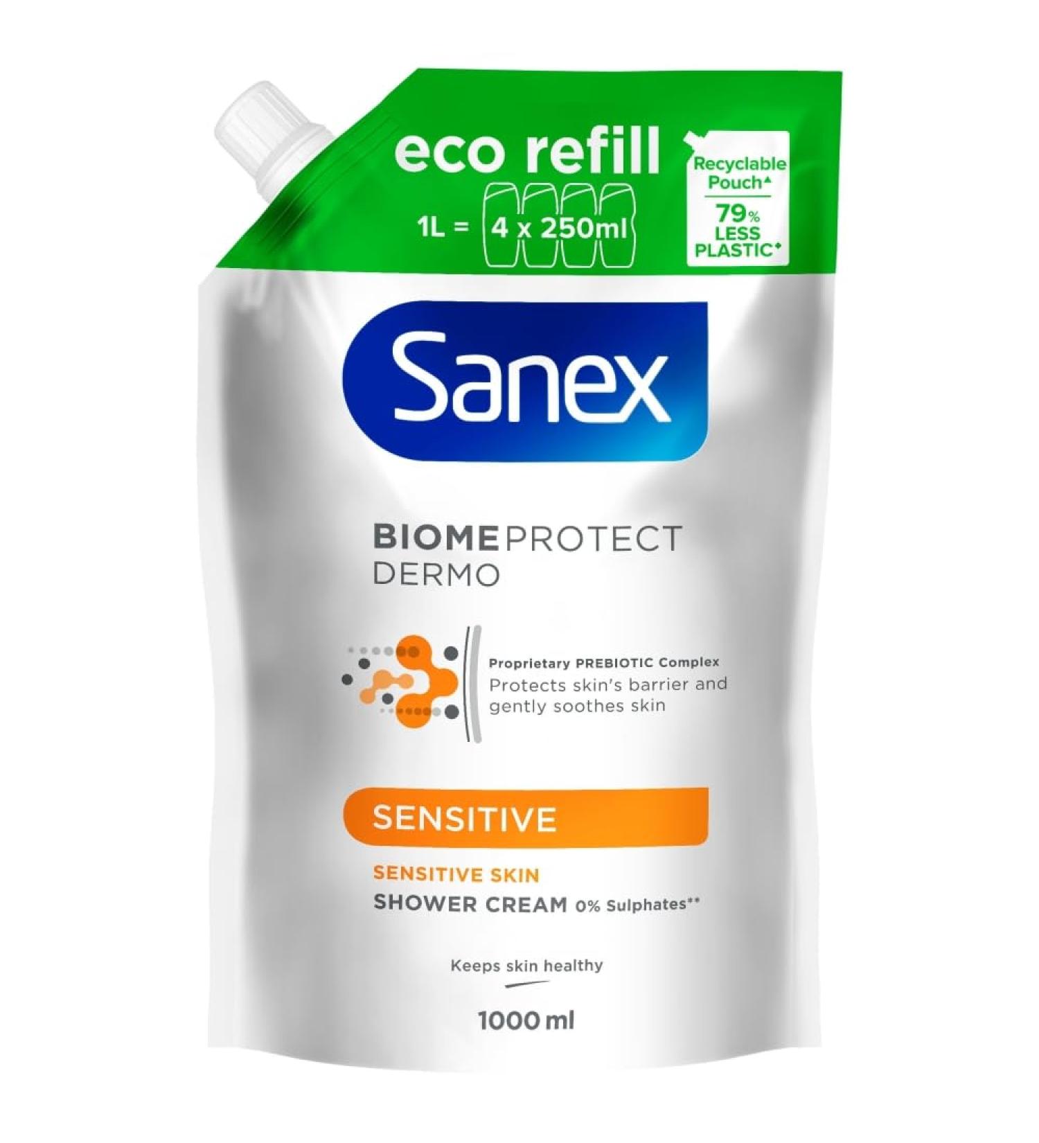 Sanex Sanex Biome Protect Dermo Sensitive Recharge de gel douche 1000 ml