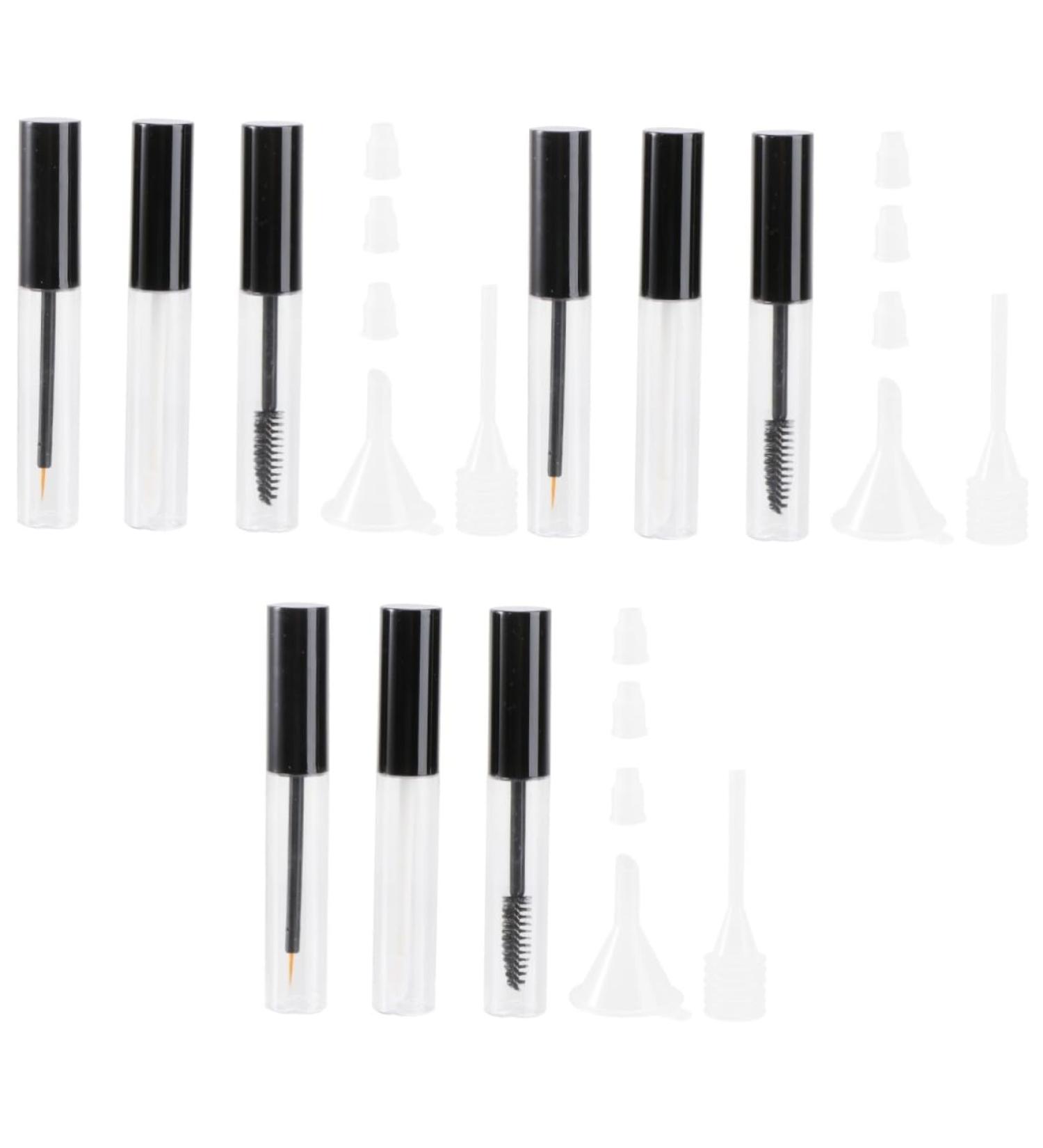 Didiseaon 9 Pcs 10ml Empty Mascara Tube Clear Mascara Tube Empty Transfer Pipettes Funnel Lip Mini Dropper 1 g (Pack of 1) As Shownx3pcs - Buy Online on GoSupps.com