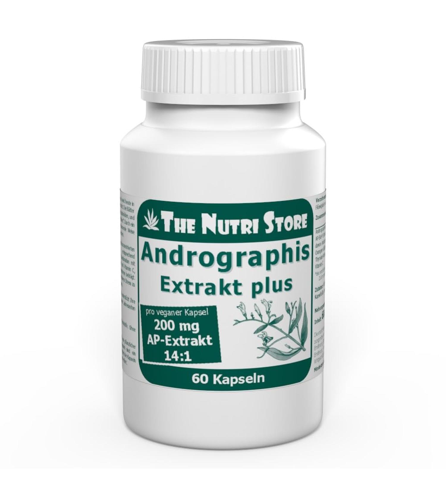 Andrographis 200 mg Extract Plus Capsules - 60 Pcs | Immune System Support | Buy Internationally - Buy Online on GoSupps.com