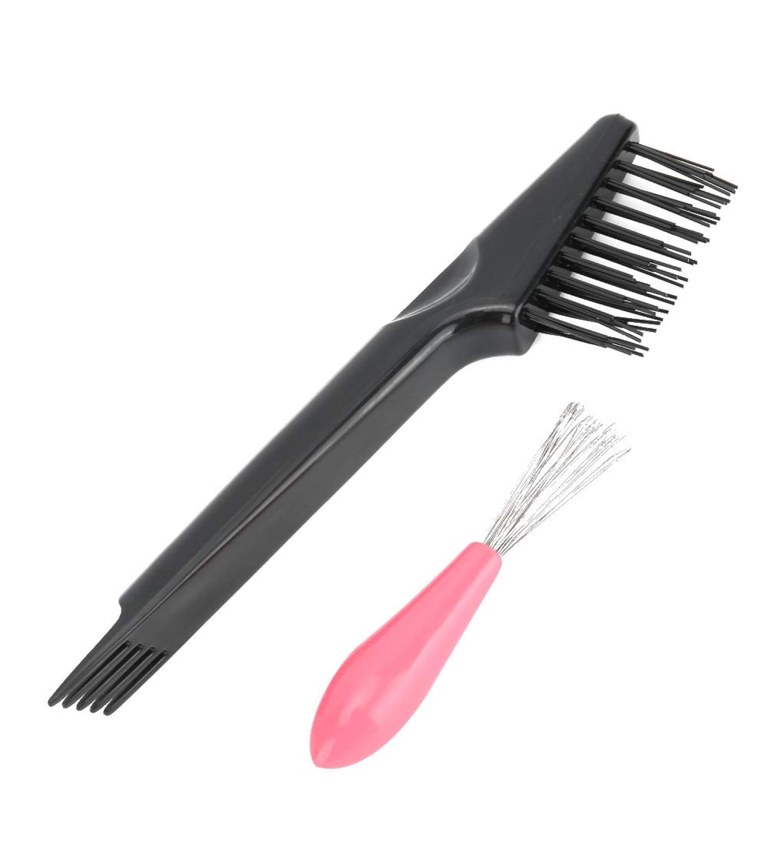2 Pi ces/ensemble Brosse de Nettoyage de Peigne R sidus Propres Petite Taille Poids L ger Poign e Antid rapante Outil de Salon de Coiffure Domicile pour Salon de (peigne) - Buy Online on GoSupps.com