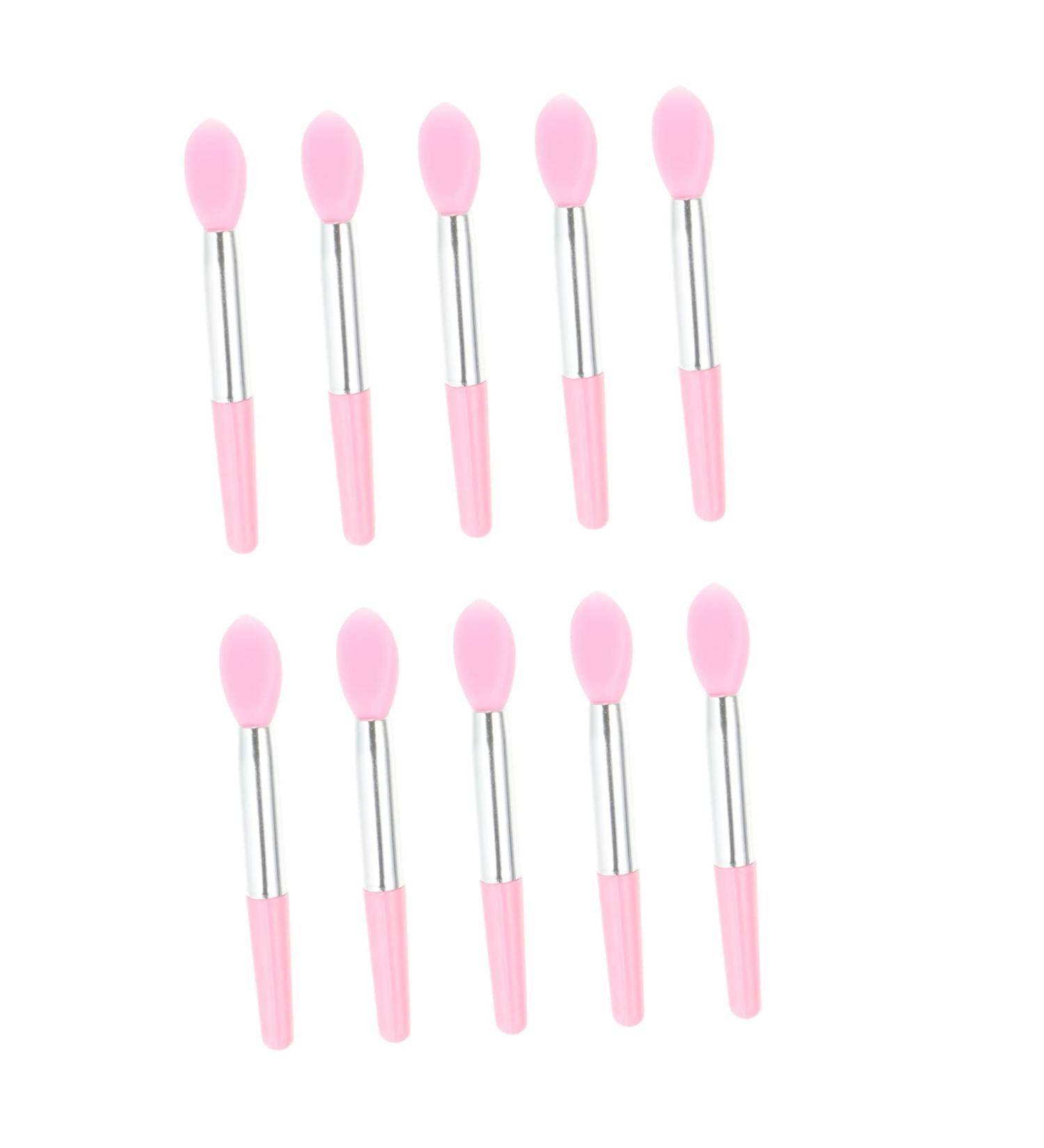 10pcs Lip Mask Spoon & Makeup Brush Set - Lip Balm Eyeshadow & Lipstick Applicator - Essential Cosmetic Tools for Flawless Makeup - Buy Online on GoSupps.com