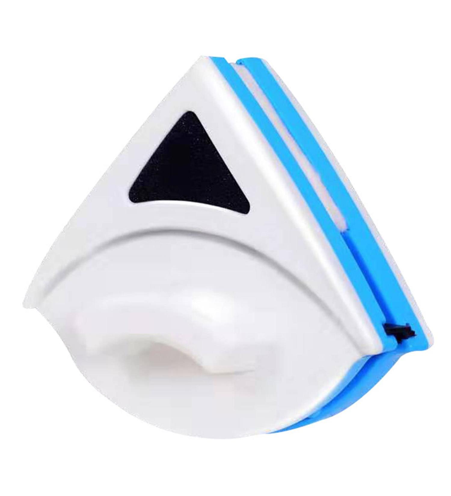 Septpenta Magnetic Glass Cleaner Triangular Design Powerful Magnet Blue Double Sided Glass Scraper Energy Saving Won'T Scratch Glass Suitable for Single Glazed Windows - Buy Online on GoSupps.com