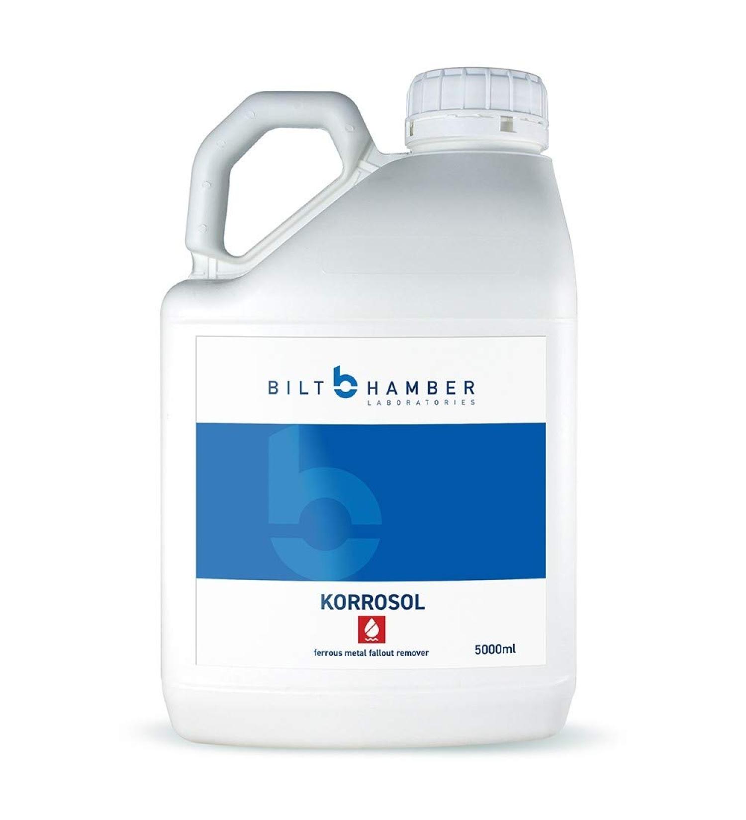 The Clean Garage Bilt Hamber Korrosol 5 Liter | 169oz Iron Ferrous Metal and Fallout Remover