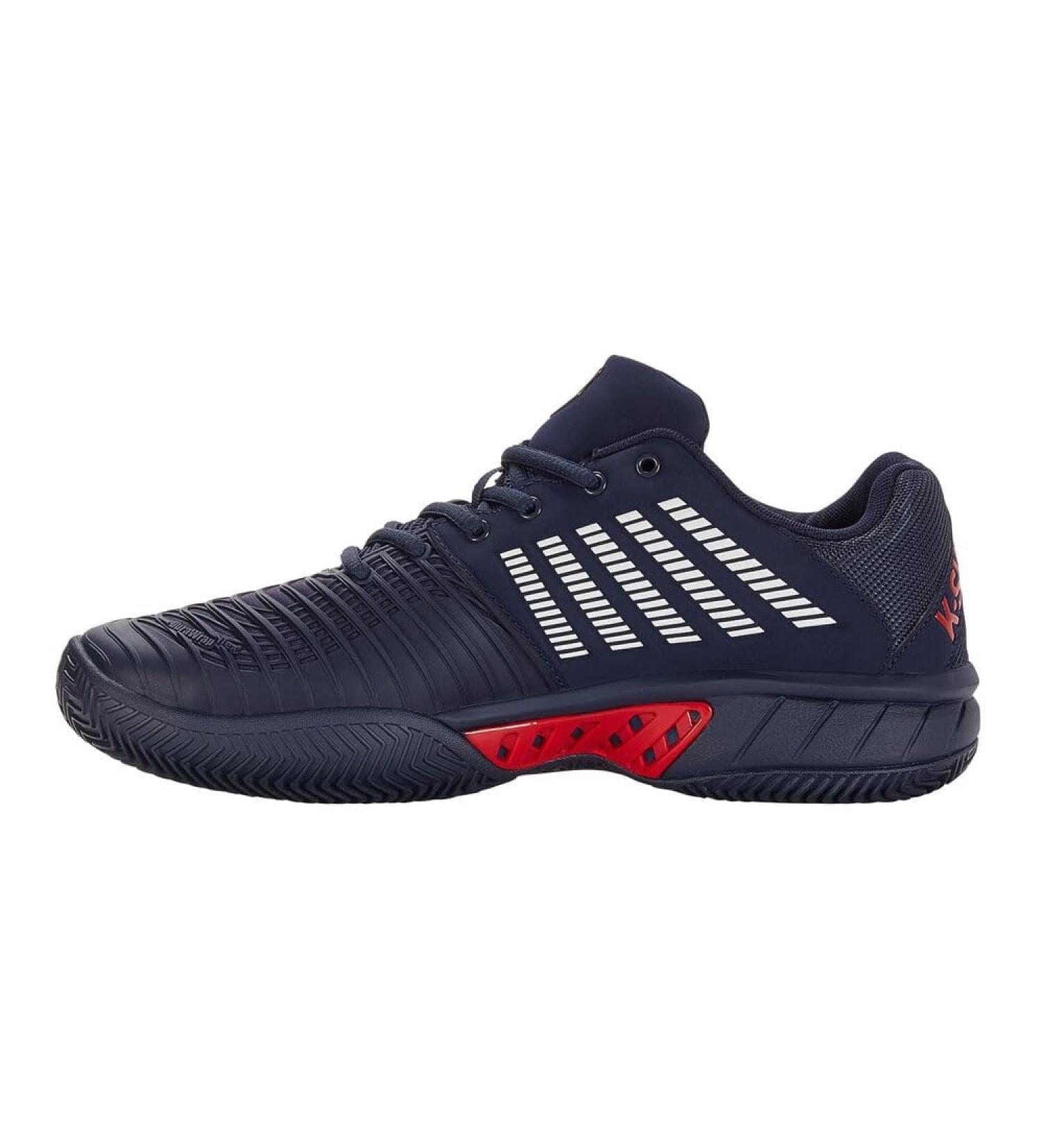 K-Swiss Men's Express Light 3 Hb Tennis Shoe 43 EU Peacoat Mars Red