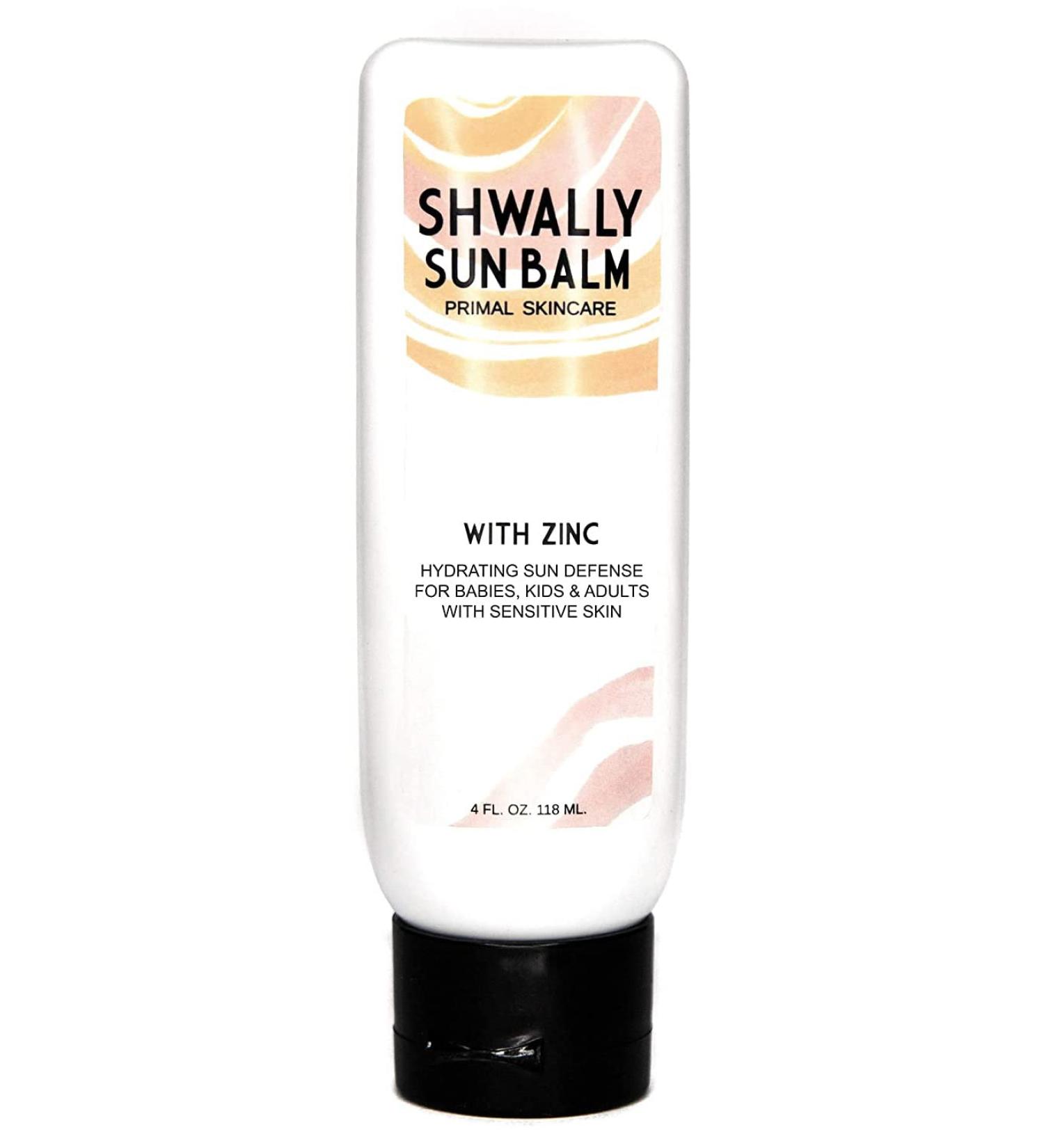 Shwally Zinc & Avocado Mineral SunBalm 30SPF | 100% Grass Fed Tallow | Pregnancy & Nursing Safe | 4 Fl Oz - Buy Online on GoSupps.com