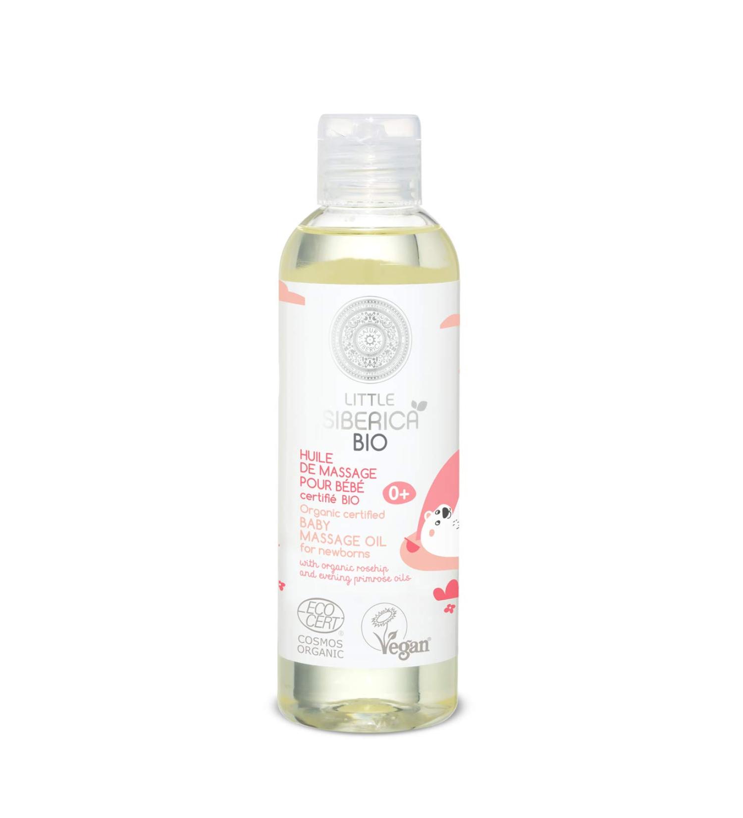 Natura Siberica Organic Little Siberica Massage Oil for Newborns 200ml Gentle Natural Baby Care for Soft Skin - Buy Online on GoSupps.com