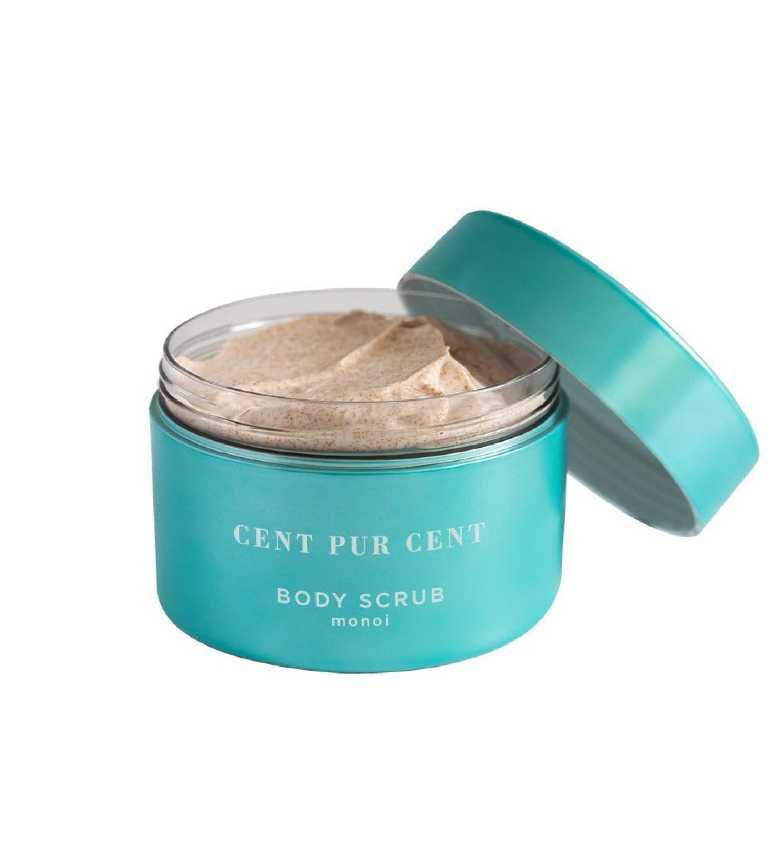 Cent Pur Cent Monoi Body Scrub - Hydration Boost - Sustainable Formula - 200g