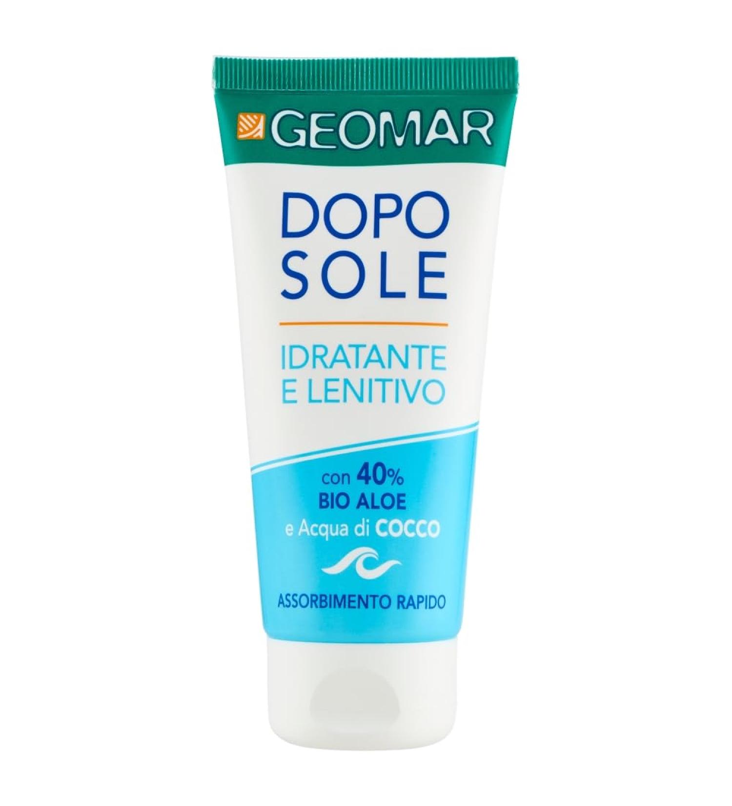  Geomar GEOMAR | Soothing Hydrating Aftersun Vegan Formula Made in Italy 100ml - Buy Online on GoSupps.com