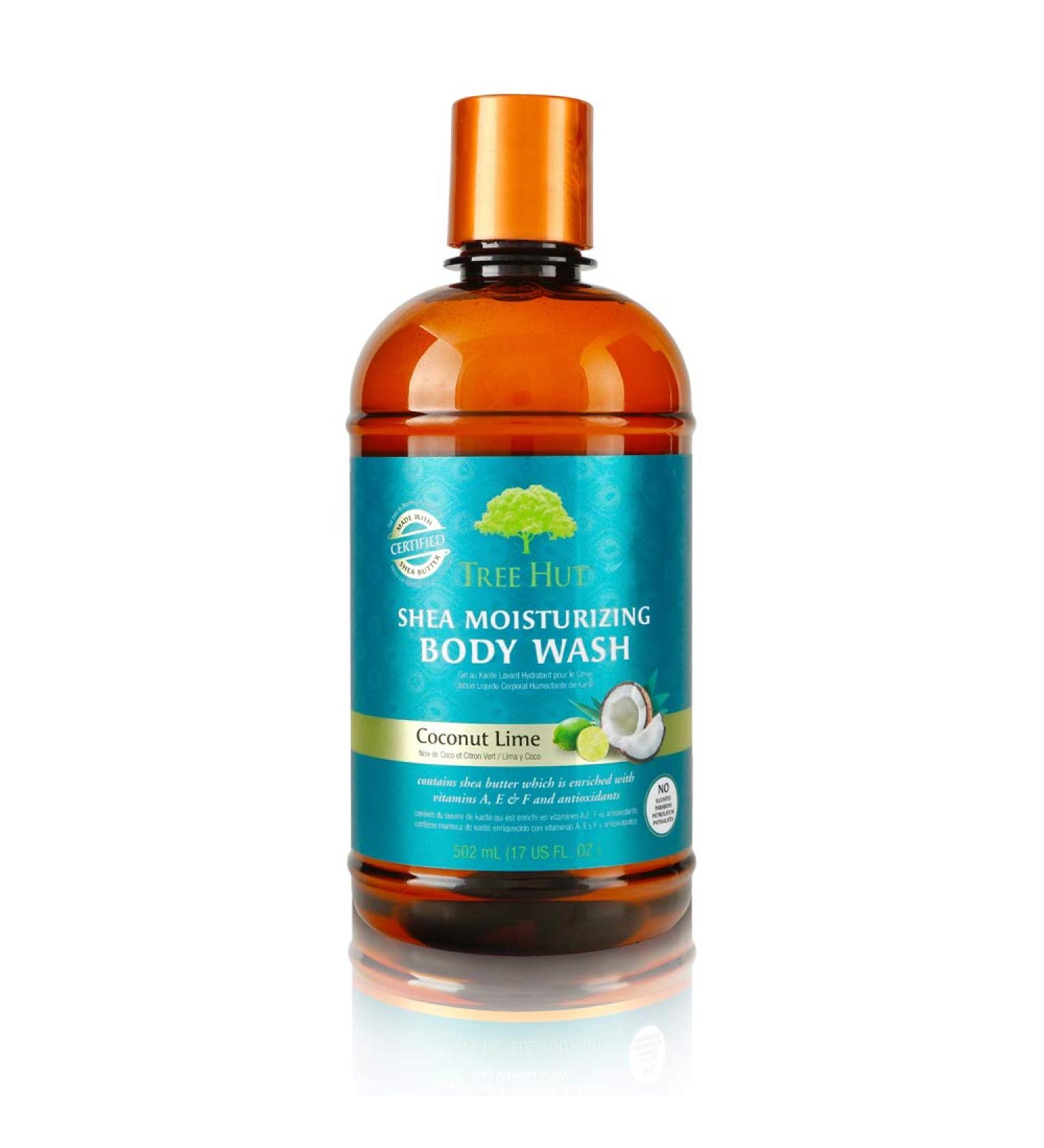 Tree Hut Coconut Lime Shea Moisturizing Body Wash - 17 fl oz | Hydrating & Nourishing Skincare - Buy Online on GoSupps.com