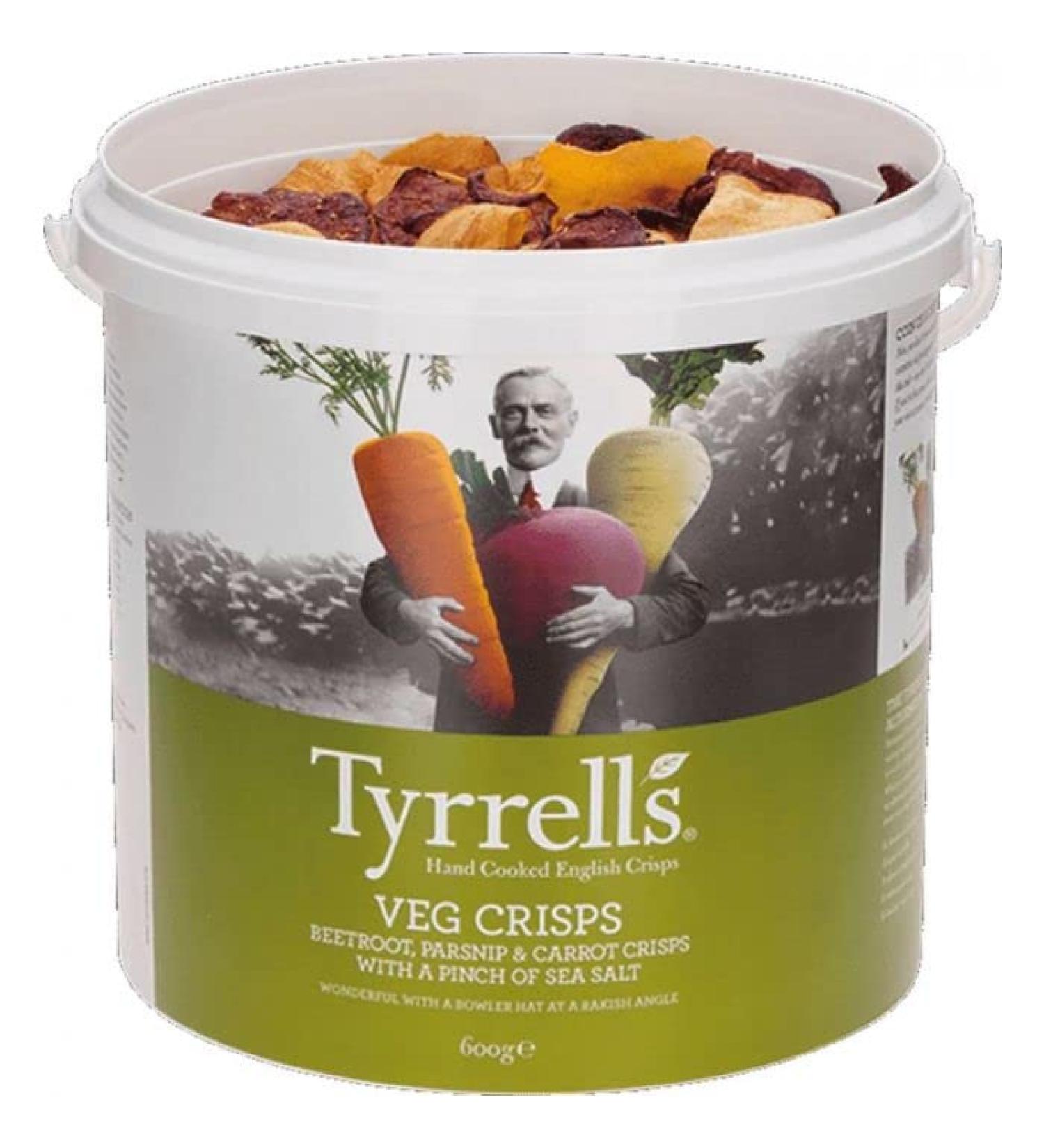 Tyrrells Mixed Root Vegetable Crisps (Tub) - 4x600g