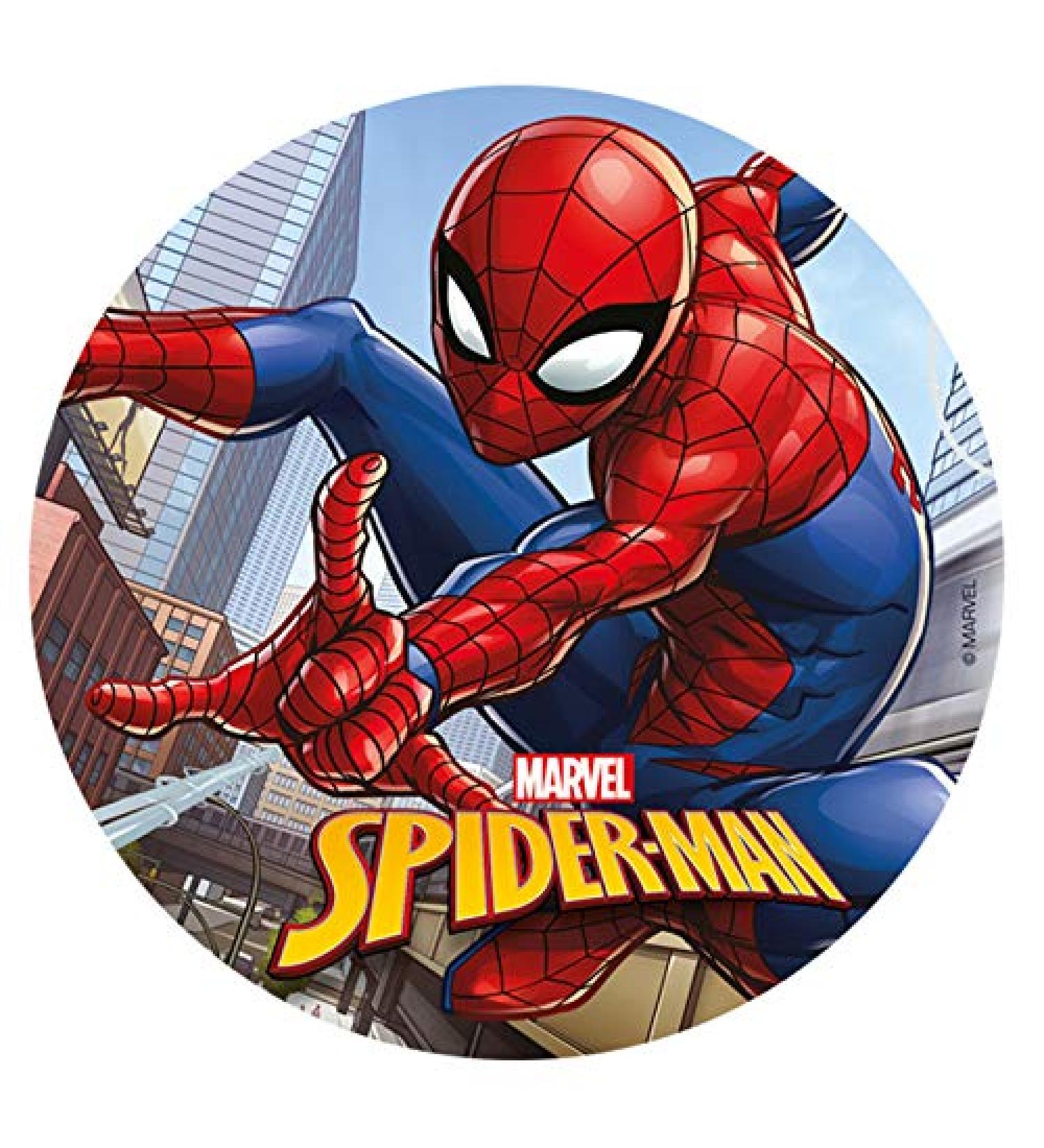 SPIDER-MAN Round 20cm 8 inch Edible WAFER cake topper. Licensed Product. Dekora. - Buy Online on GoSupps.com