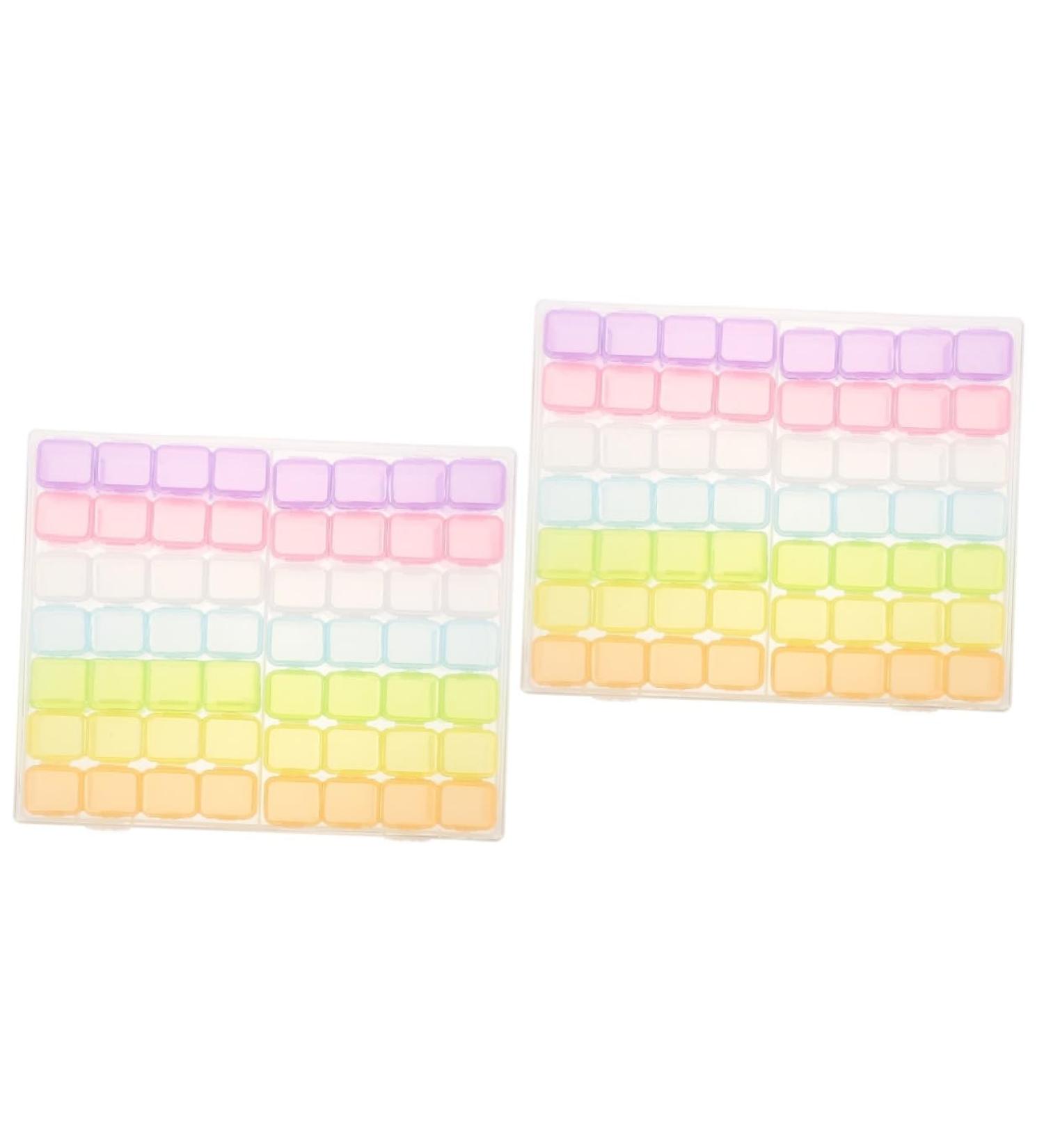 Healeved 2 Sets Nail Art Storage Box Accessory Storage Organizer Nail Art Storage Container Nail Art Organizer Container Nail Organizers and Storage Nails Accessories Dog Container Box Abs - Buy Online on GoSupps.com