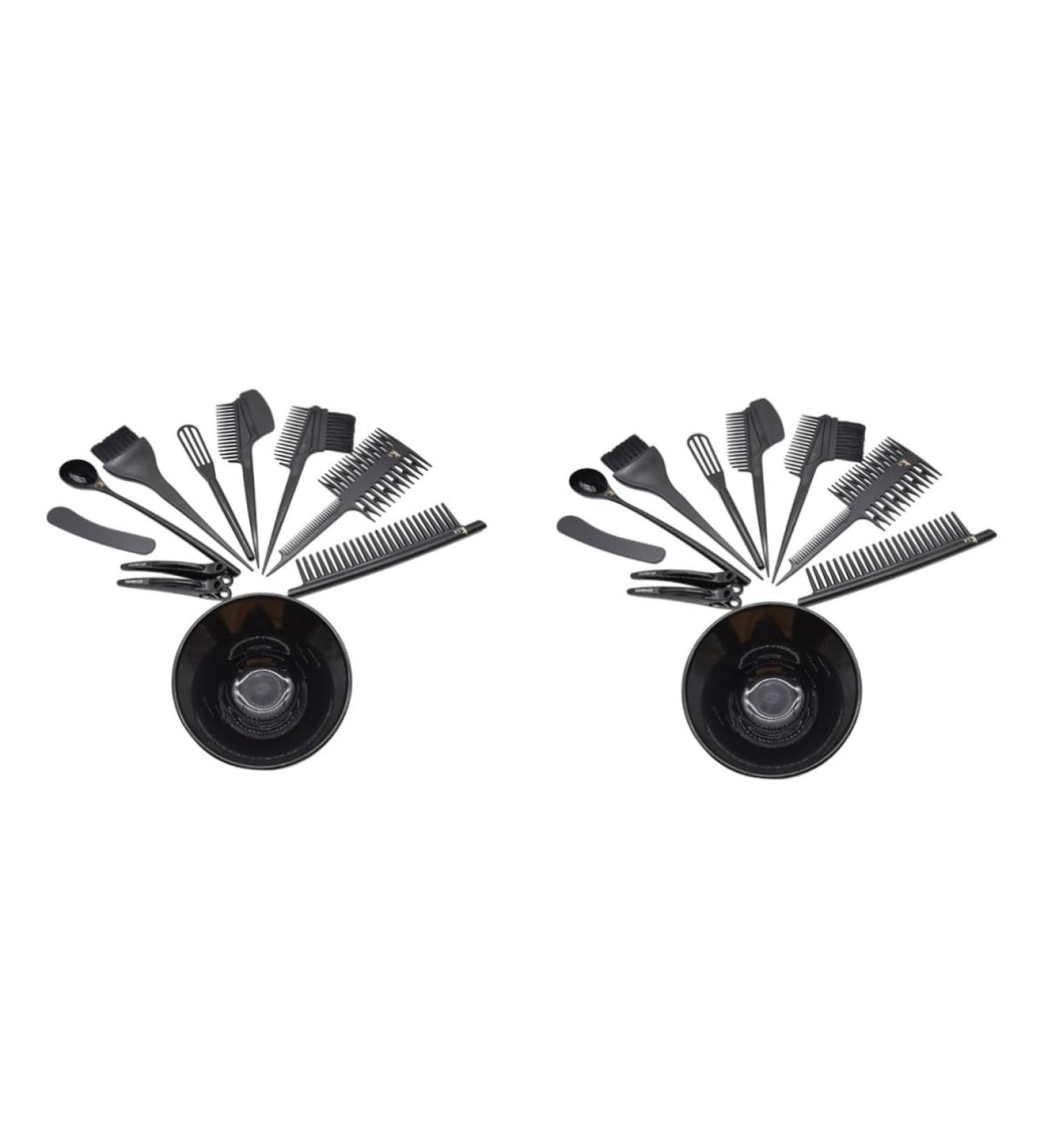 minkissy 2 Sets Diy Hair Dye Salon Hair Dye Diy Tool Hair Dye Applicator Brush Tools Hairpin - Buy Online on GoSupps.com