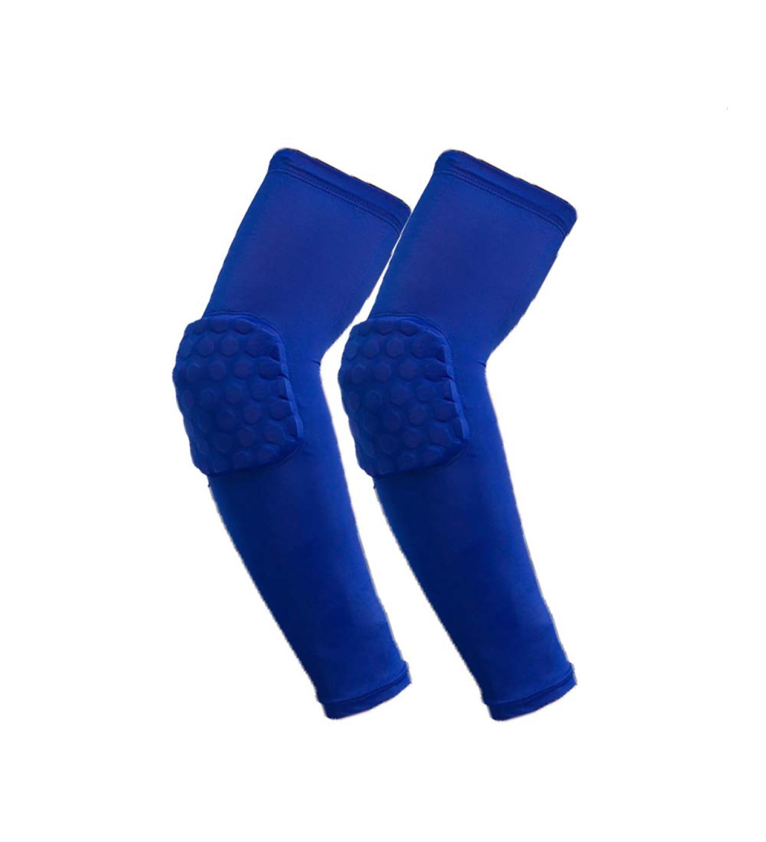 Omenluck 1 Pair Elbow Support Brace Sports Basketball Arm Guard Sleeve Breathable Nonslip Comfortable - Buy Online on GoSupps.com