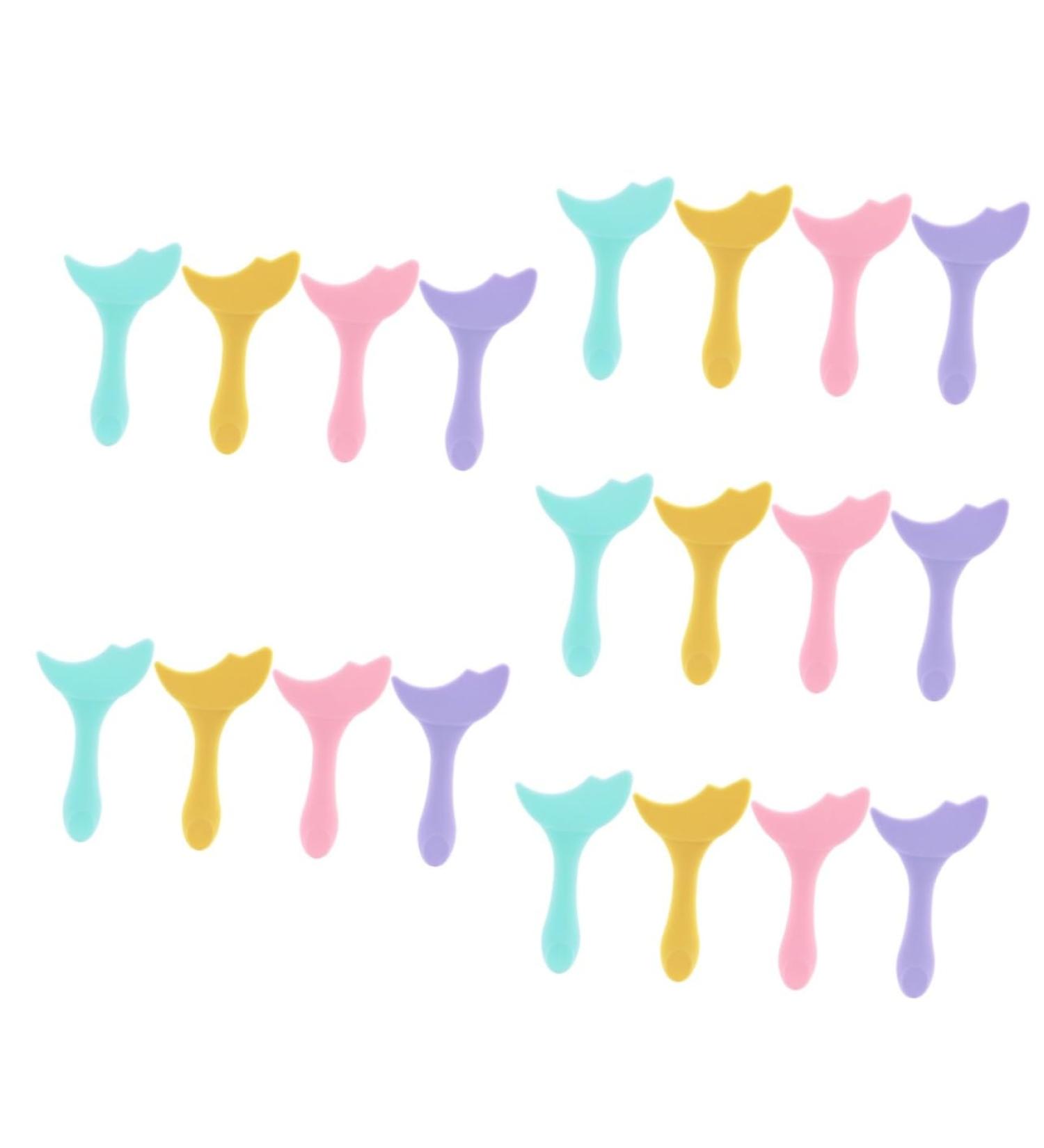 FOMIYES 20 Pcs Eyeliner Mascara Tool Eye Makeup Tool Eyebrow Stencils Eyeshadow Aid Tool - Buy Online on GoSupps.com