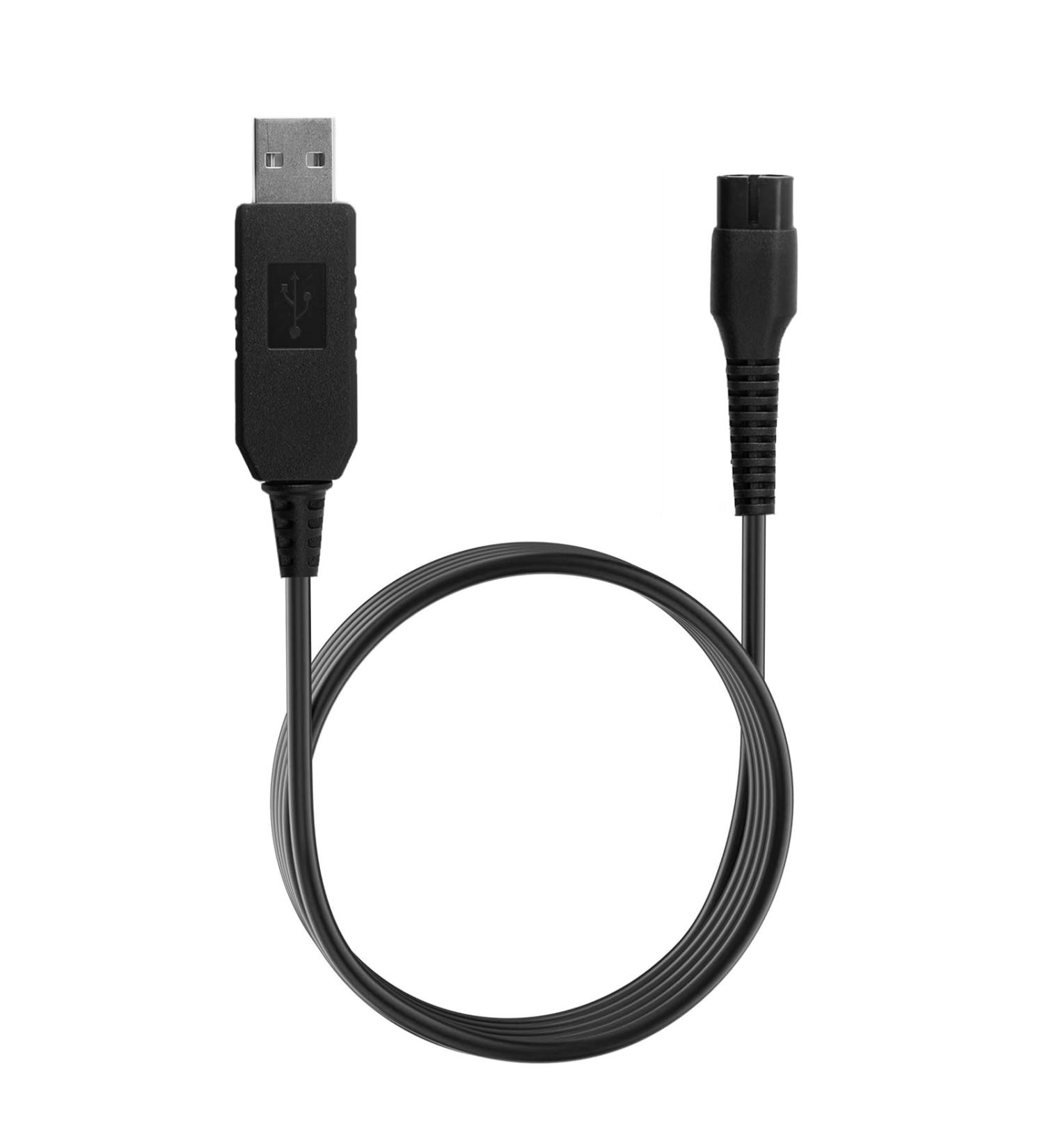4.3V Shaver Charger Cable for Philips One Blade Beard Trimmer - Replacement USB Charging Cord for A00390 Series RQ3 S300 S500 YQ3 S100 - Buy Online on GoSupps.com