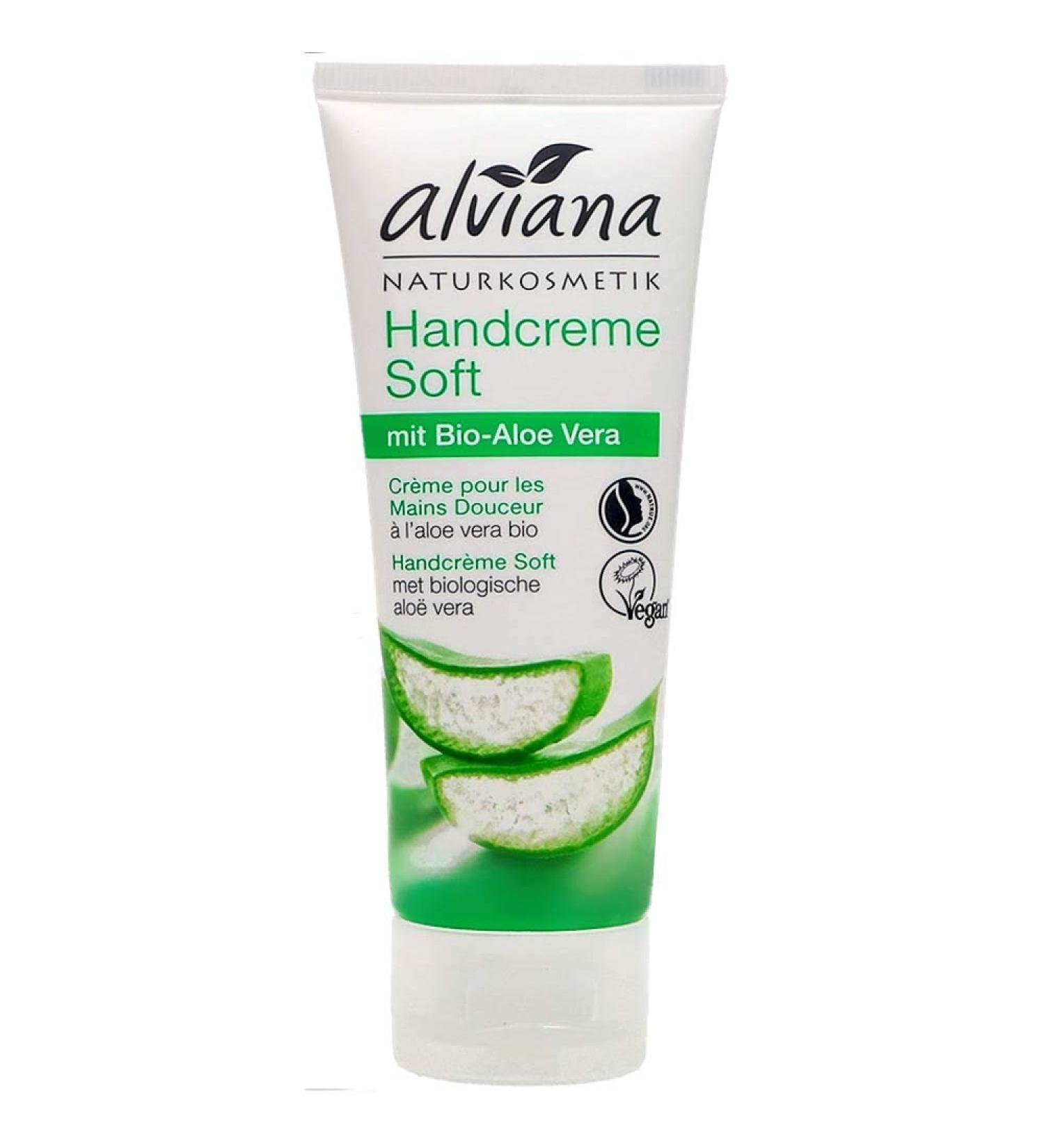 Alviana Hand Cream Soft with Organic Aloe Vera 3x75ml