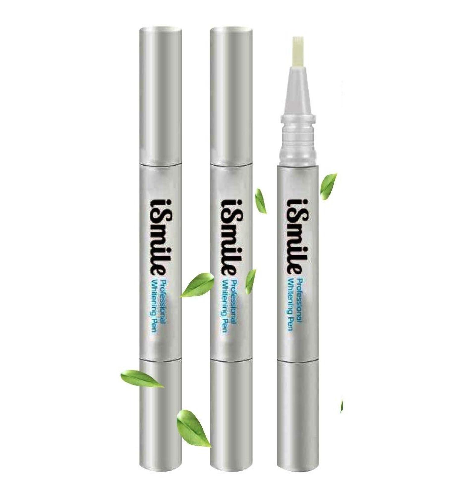 iSmile Teeth Whitening Pen x3 | Mint Flavoured Non-Peroxide Gel | Professional Dental Grade Formula | 3X Gel Pens - Buy Online on GoSupps.com