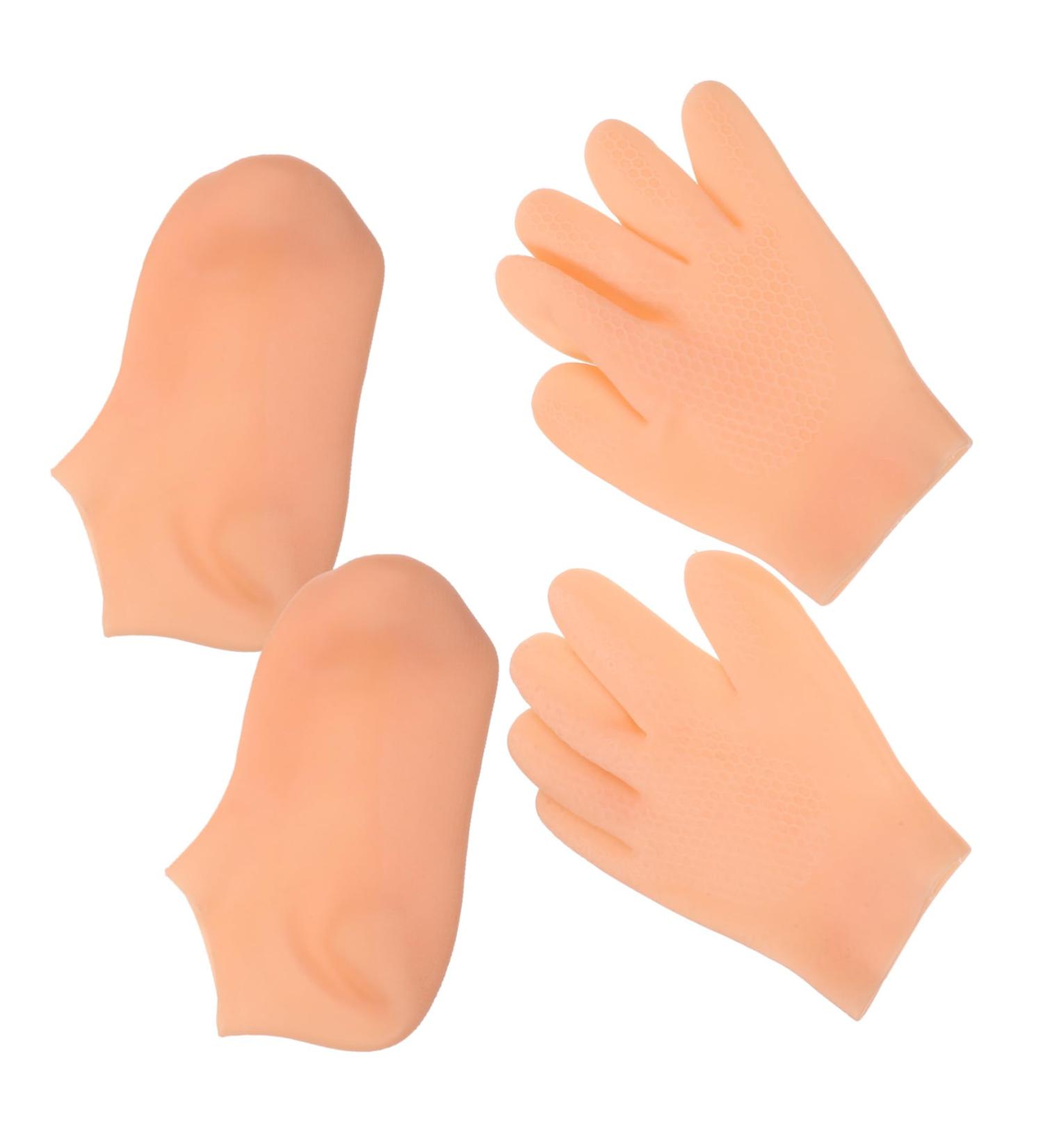 Housoutil 1 Set Beach Socks moisturizing Gloves for Night Womens Socks sebs Dry Hands Anti-Crack moisturizing Socks Dry Hand moisturizing Gloves for Women Lotion - Buy Online on GoSupps.com