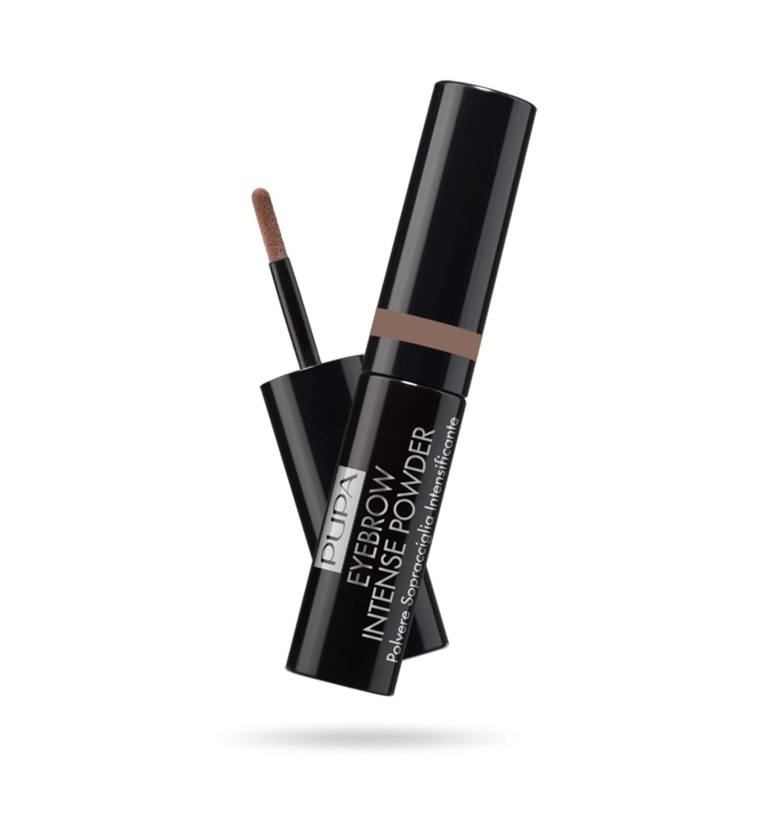 Pupa Milano Eyebrow Intense Powder - Buildable Brow Definer for Natural Color and Shape - 002 Brown, 0.035 oz - Buy Online on GoSupps.com