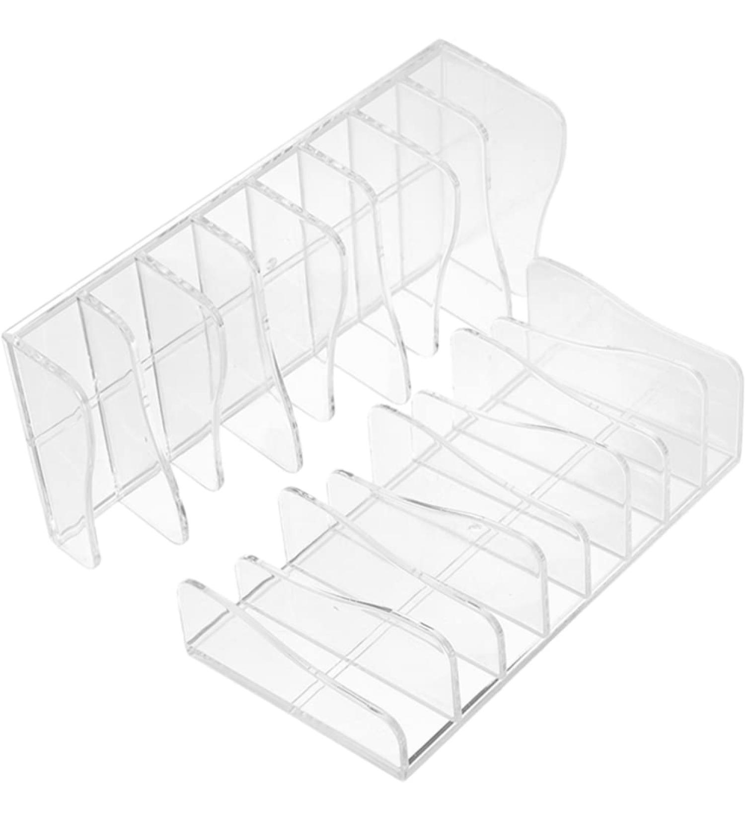 Beaupretty 2pcs Eyeshadow Tray Storage Rack - Makeup Palette Holder & Vanity Organizer for Divided Palettes - Buy Online on GoSupps.com