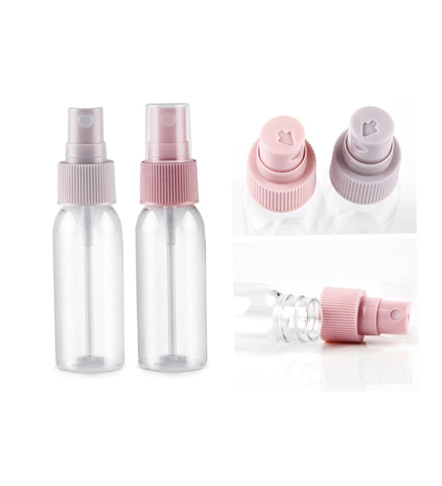 Housoutil 1 Set Cosmetic Containers Toiletries Containers Empty Dispenser Kit Clear Container Cosmetic Dispensing Bottle Cosmetics Kits Portable Pink Storage Set Travel 6.04X3.3cm Pink - Buy Online on GoSupps.com