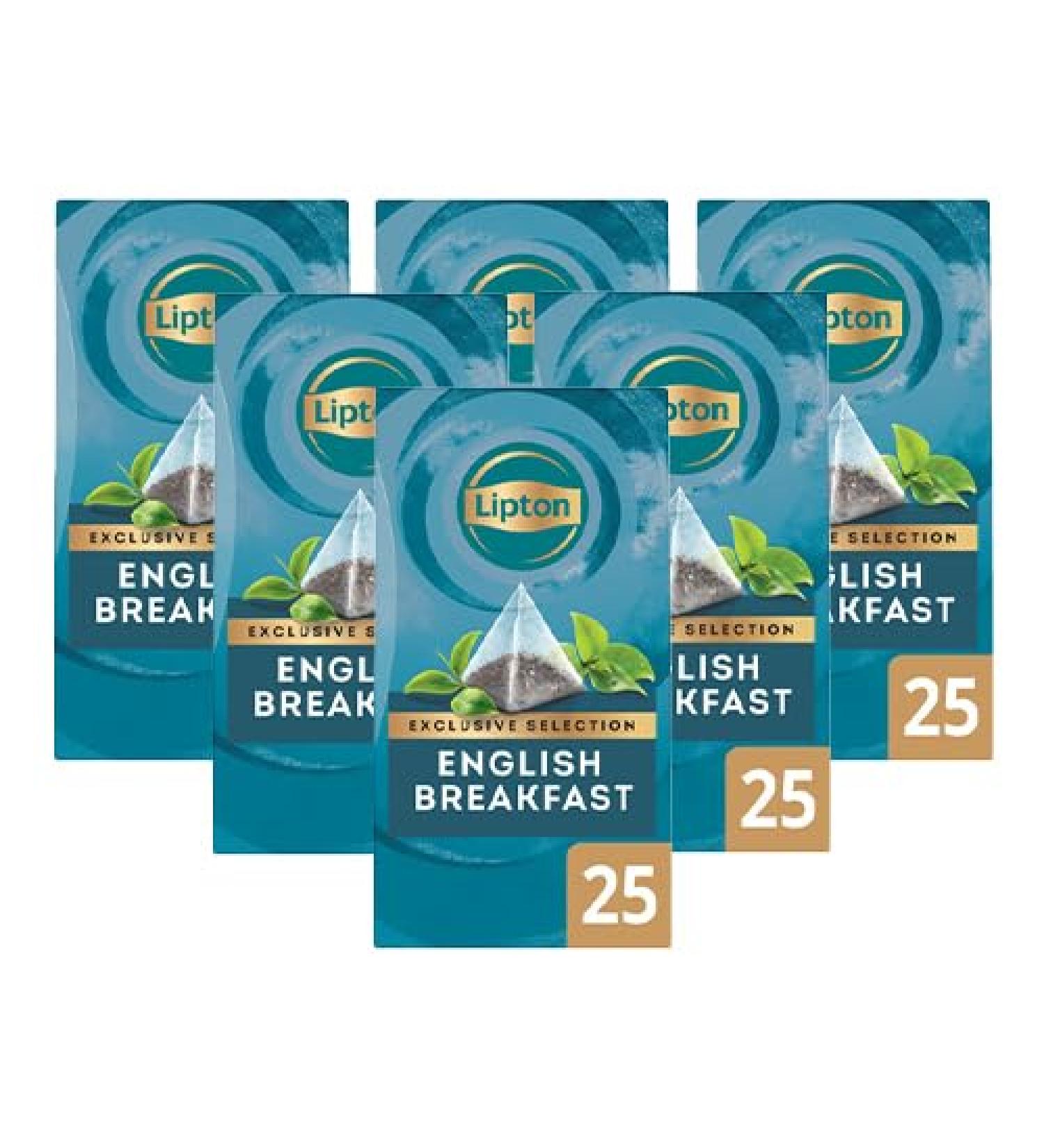 Lipton - Exclusive Selection English Breakfast Tea - 6x 25 Tea bags