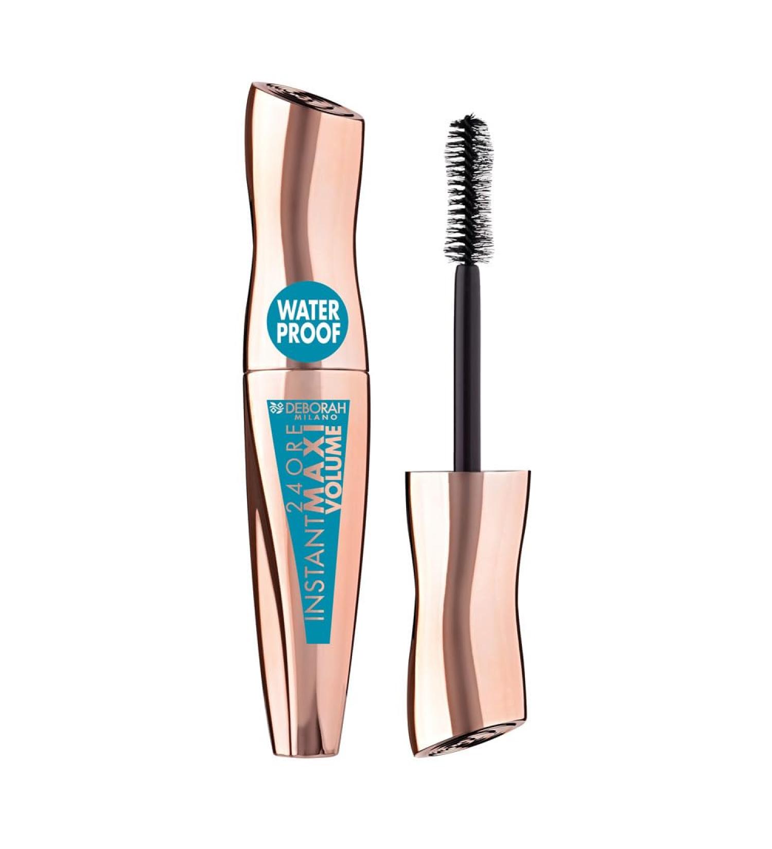 Deborah Milano Mascara 24 Ore Instant Maxi Volume Waterproof, 240 Units