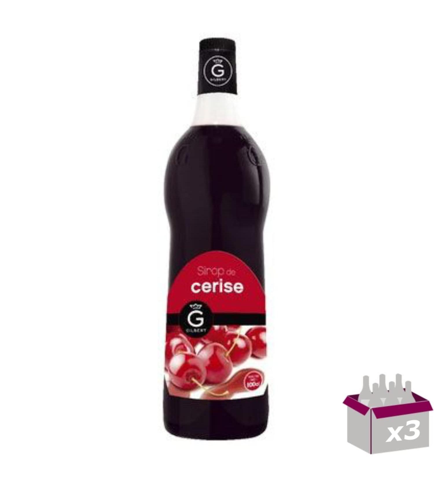 Set of 3 Gilbert Syrups - Cherry - 3x1L