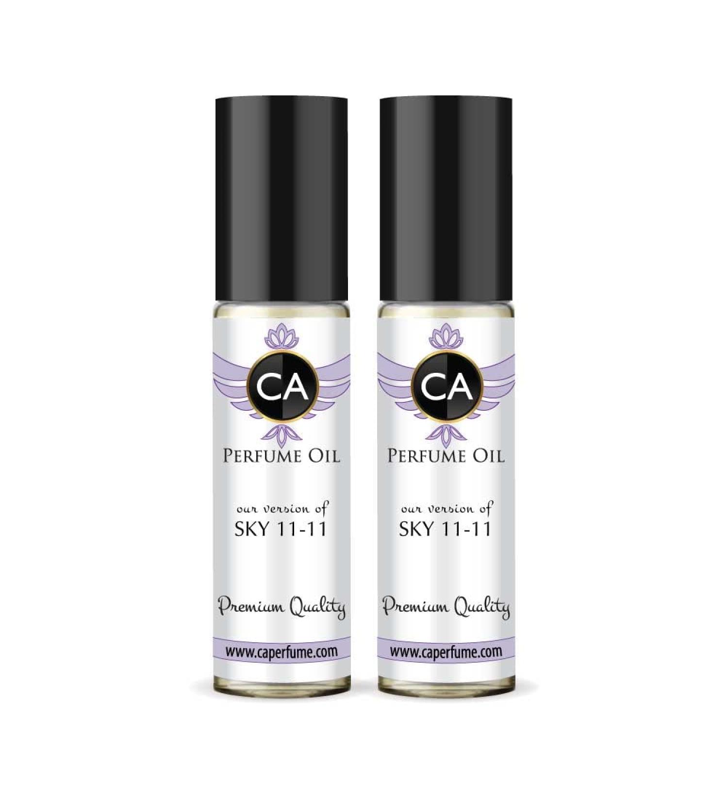 CA Perfume Impression of Emra Sky 11-11 For Women & Men Replica Fragrance Body Oil Dupes Alcohol-Free Essential Aromatherapy Sample Travel Size Concentrated Long Lasting Attar Roll-On 0.3 Fl Oz-X2 Sky 0.66 Fl Oz (Pack of 1) - Buy Online on GoSupps.com