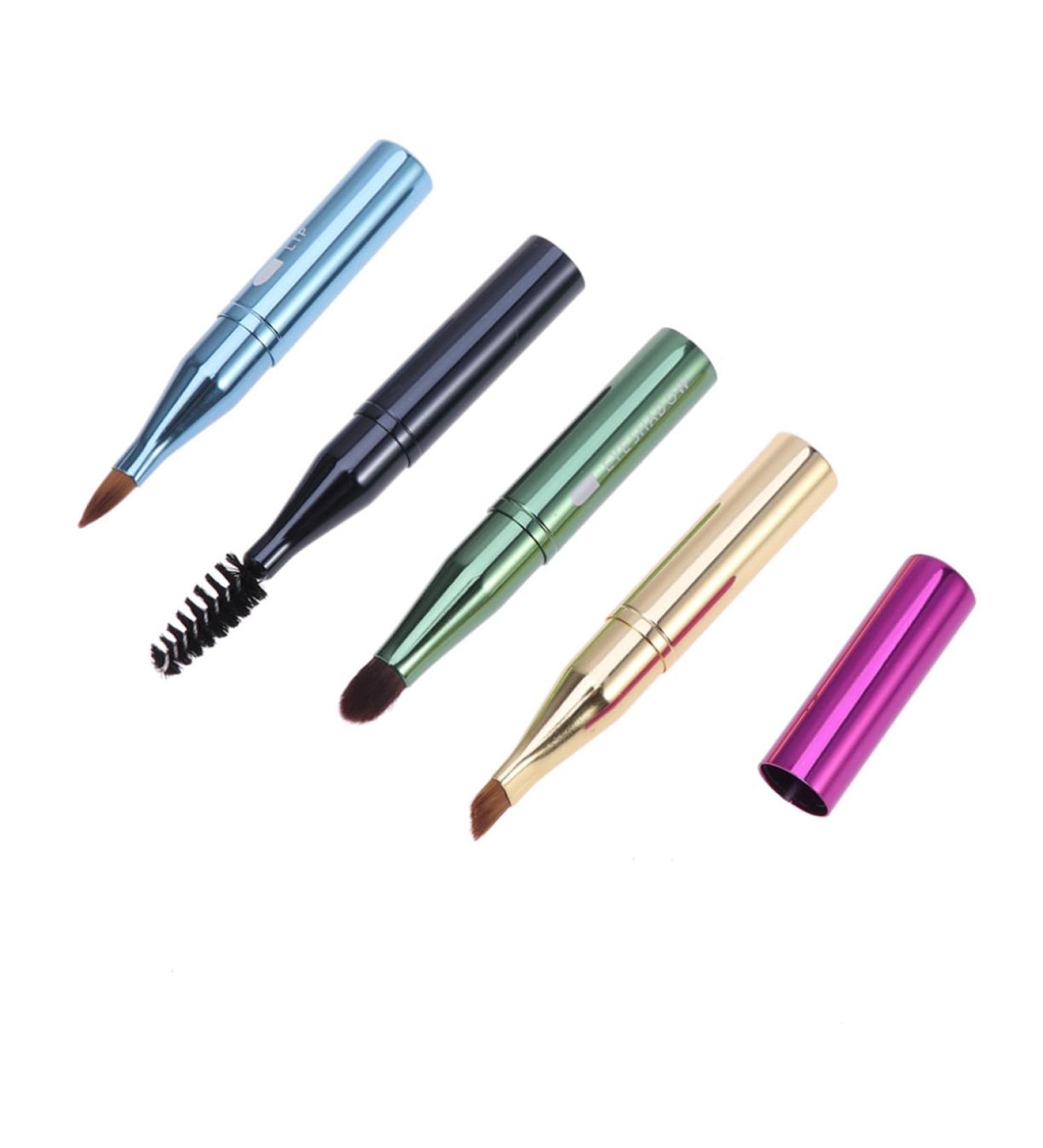 FRCOLOR Smudge Brush 4 1 multipurpose eyebrow multi function eyebrow for woman cosmetics powder multi-function eyebrow major lip Cosmetics Brush - Buy Online on GoSupps.com