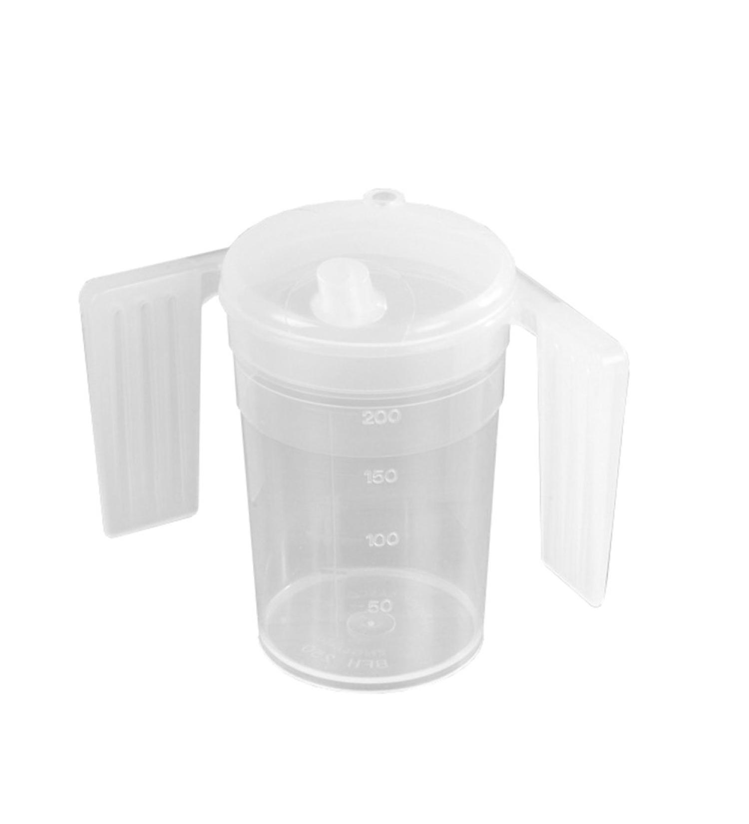 NRS Healthcare Feeder Cup with Handle with Wide Spout 1 Count (Pack of 1) Wide Spout