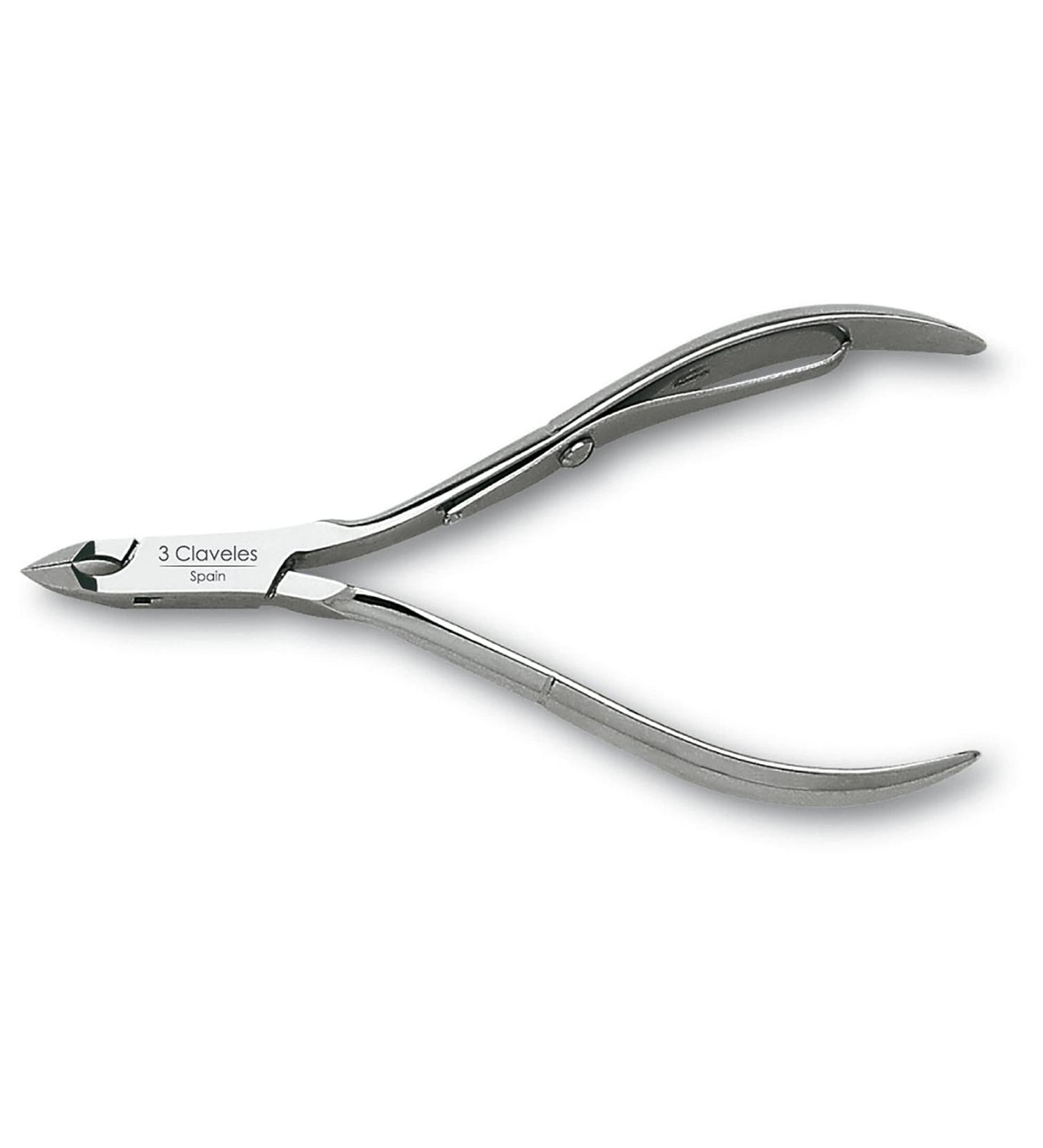 3 Claveles Cuticle Nippers 10 cm with Mouth Cut 7 mm Corte: 7 mm - Buy Online on GoSupps.com