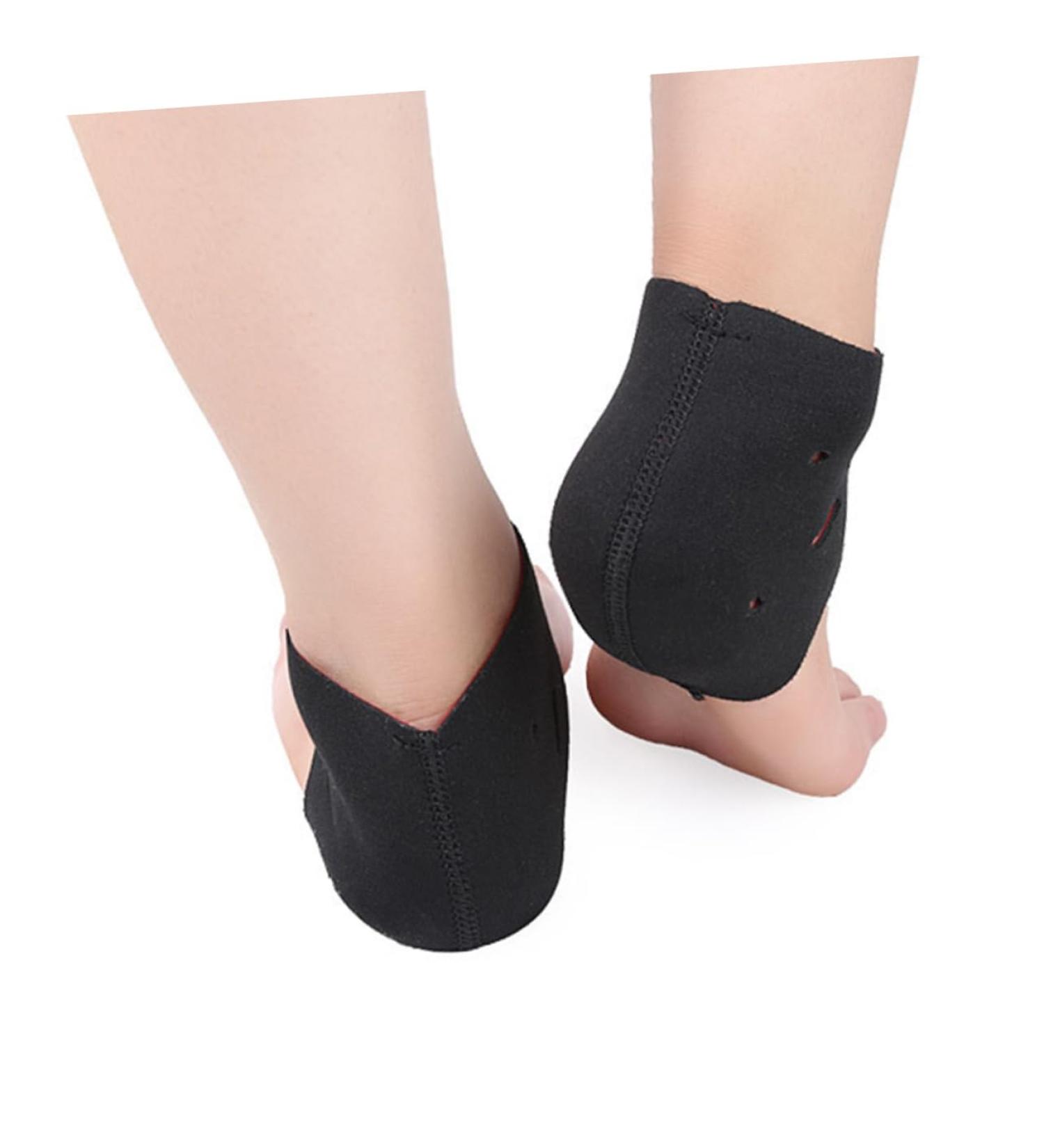 minkissy 2 Pairs Toeless Socks Anti Crack Socks Silicone Heel Socks Cracked Heels Socks Moisturizing Heel Socks Dry Feet Socks Moisturizing Heel Sleeves Foot Spa Socks Anti-Crack Toe Socks 11*10cm - Buy Online on GoSupps.com